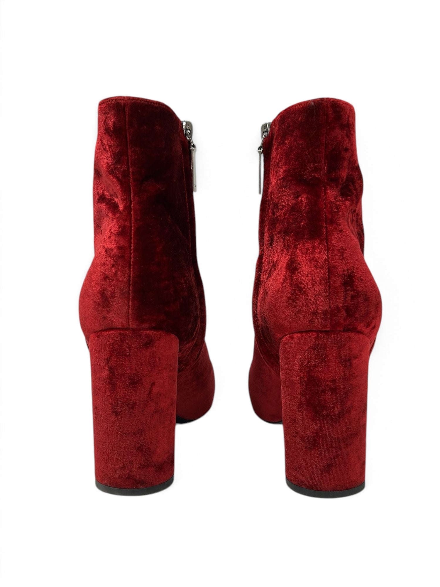 Saint Laurent - Bottines en velours t.38 1/2