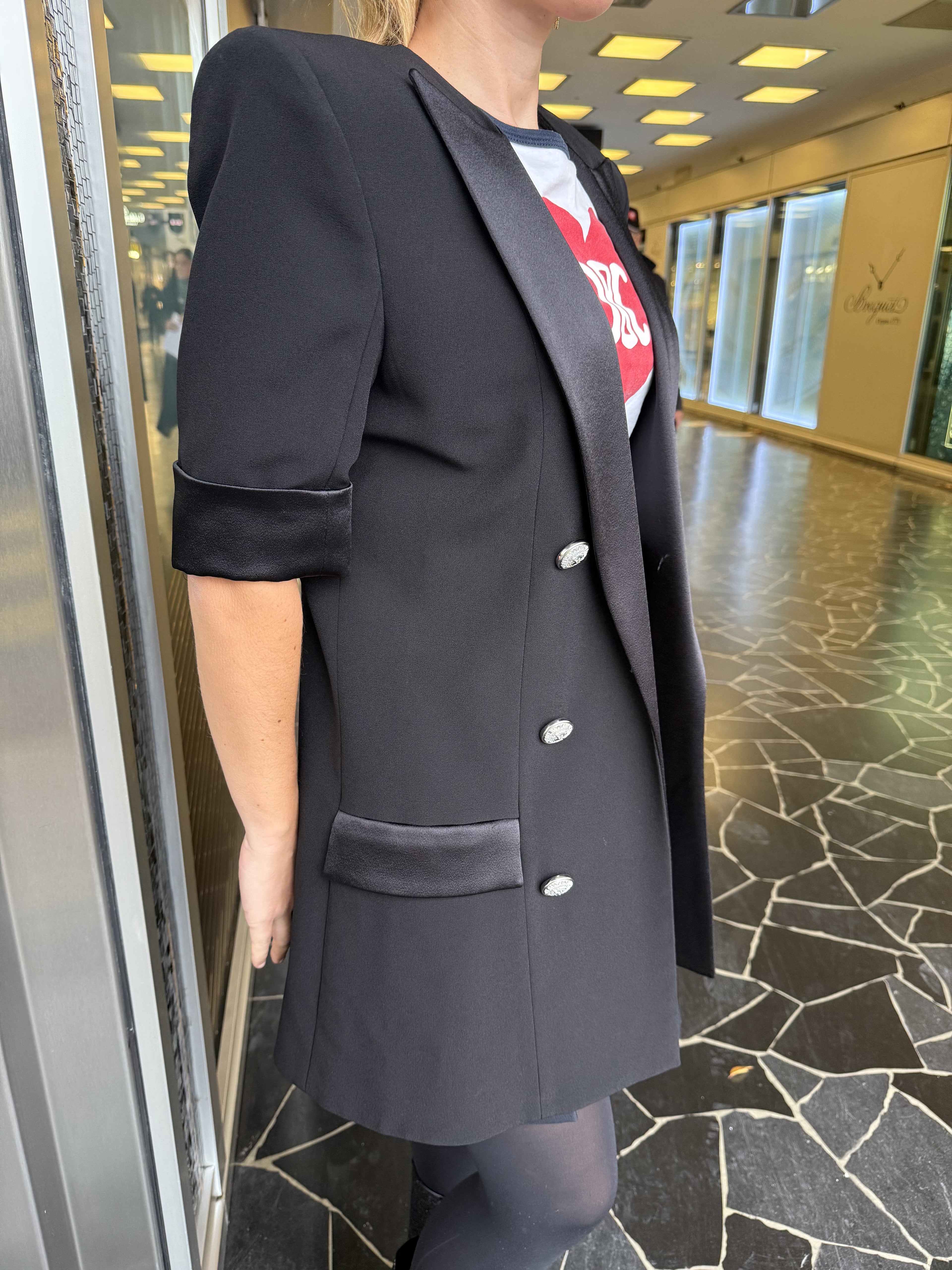 Balmain - Short Sleeve Coat