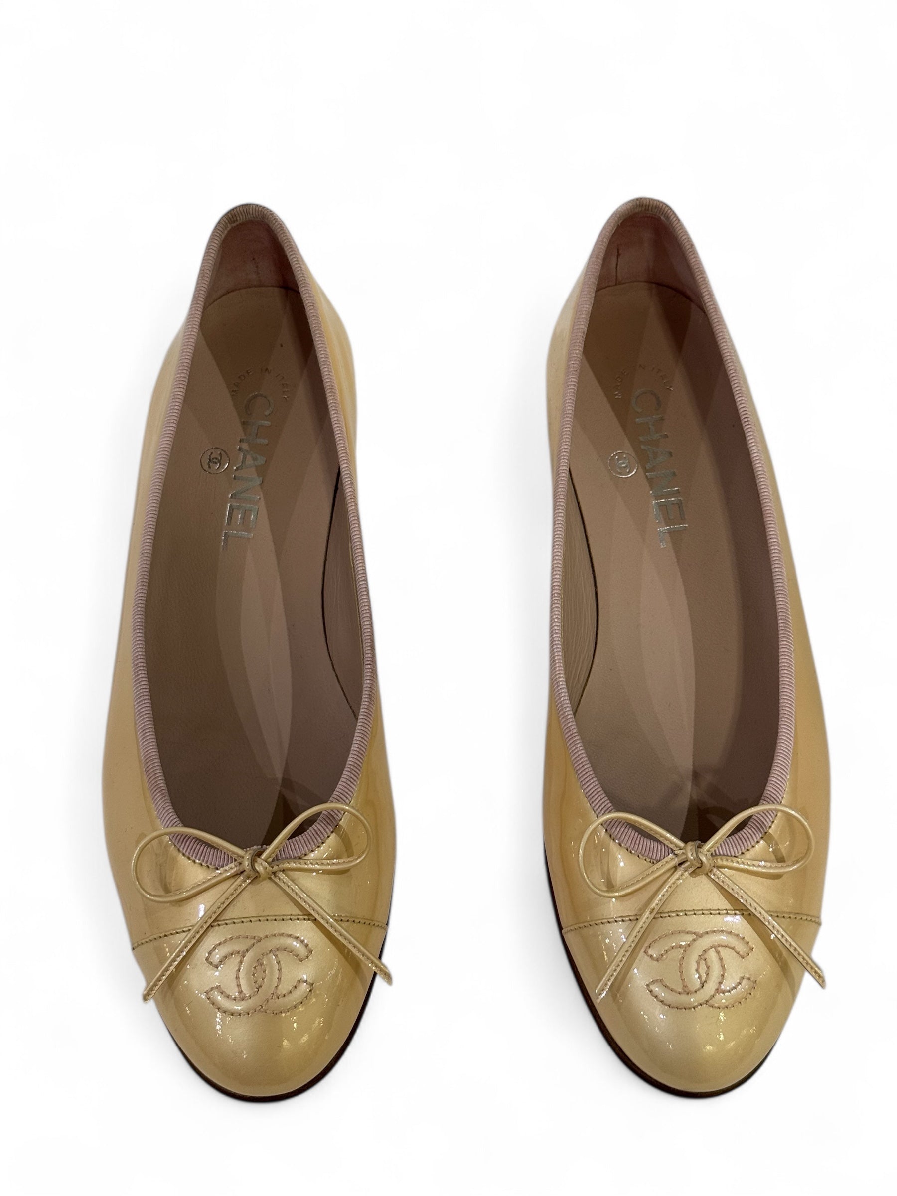 Chanel - Ballerines T.38,5
