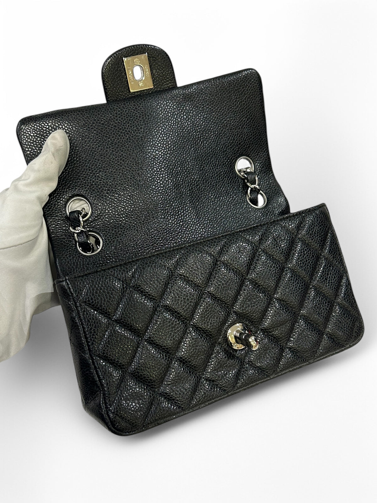Chanel - Sac Timeless mini rectangulaire caviar