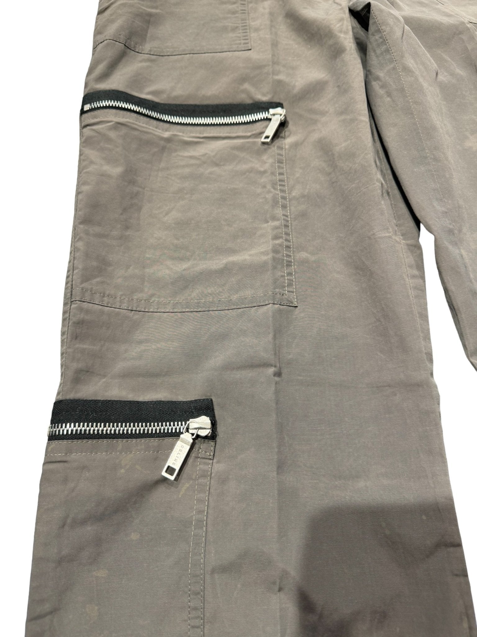 Céline Pantalon Cargo Vert M - Les Folies d&