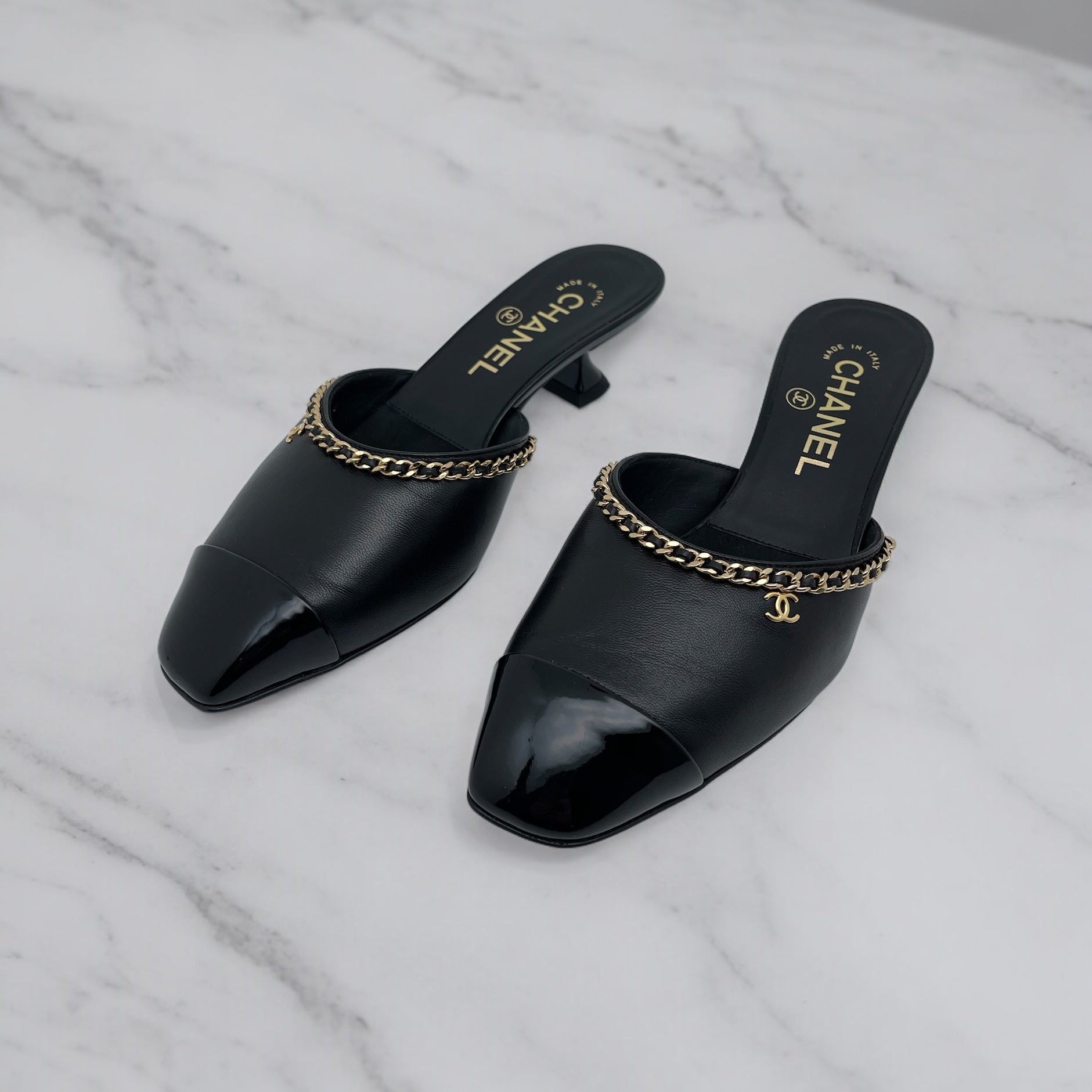 Chanel Mules 36,5 - Les Folies d&