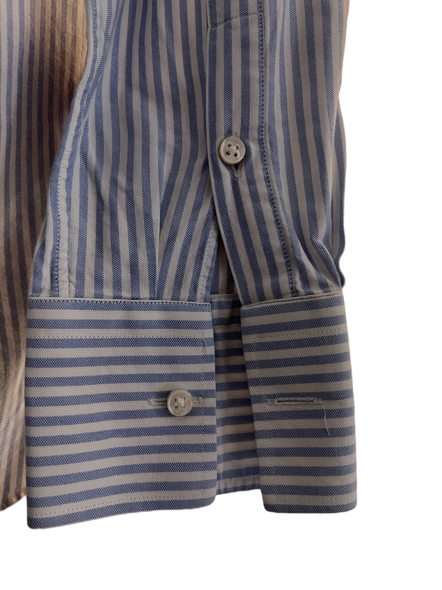 Chemise Rossi Coton Rayures bleu T39 - Les Folies d&