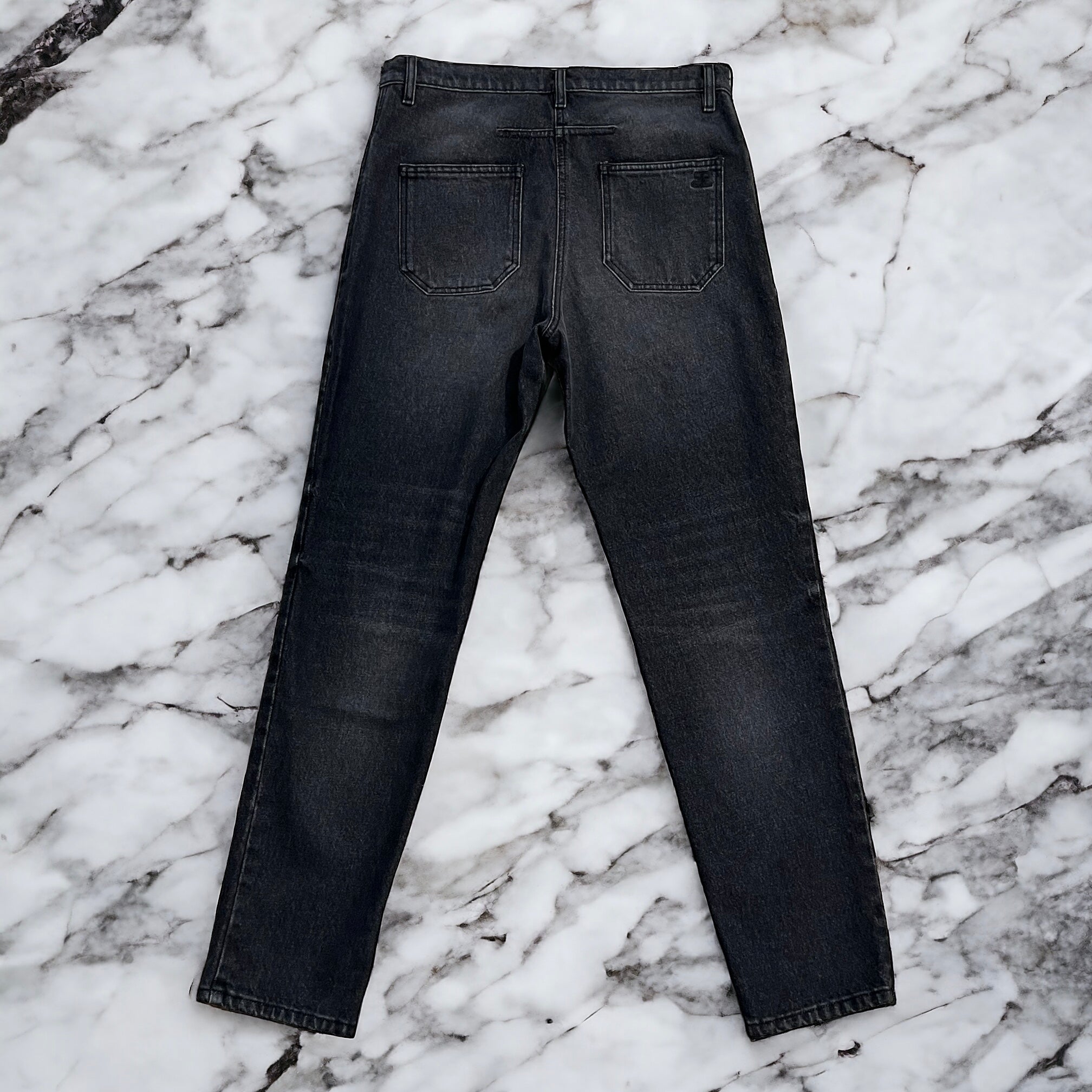 Courrèges Jean noir Noir 38 - Les Folies d&