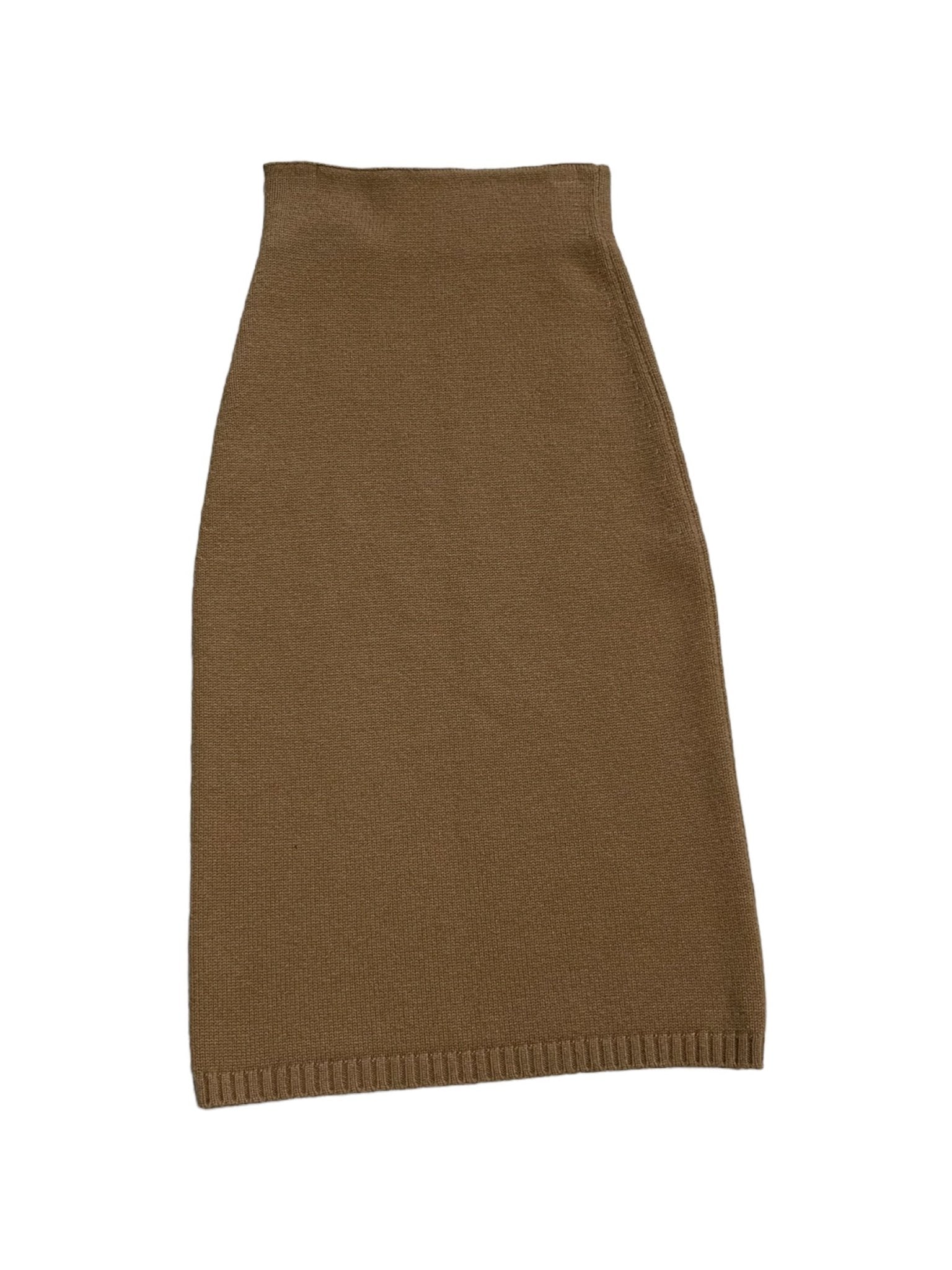 Fendi - Jupe beige en laine 36 - Les Folies d&