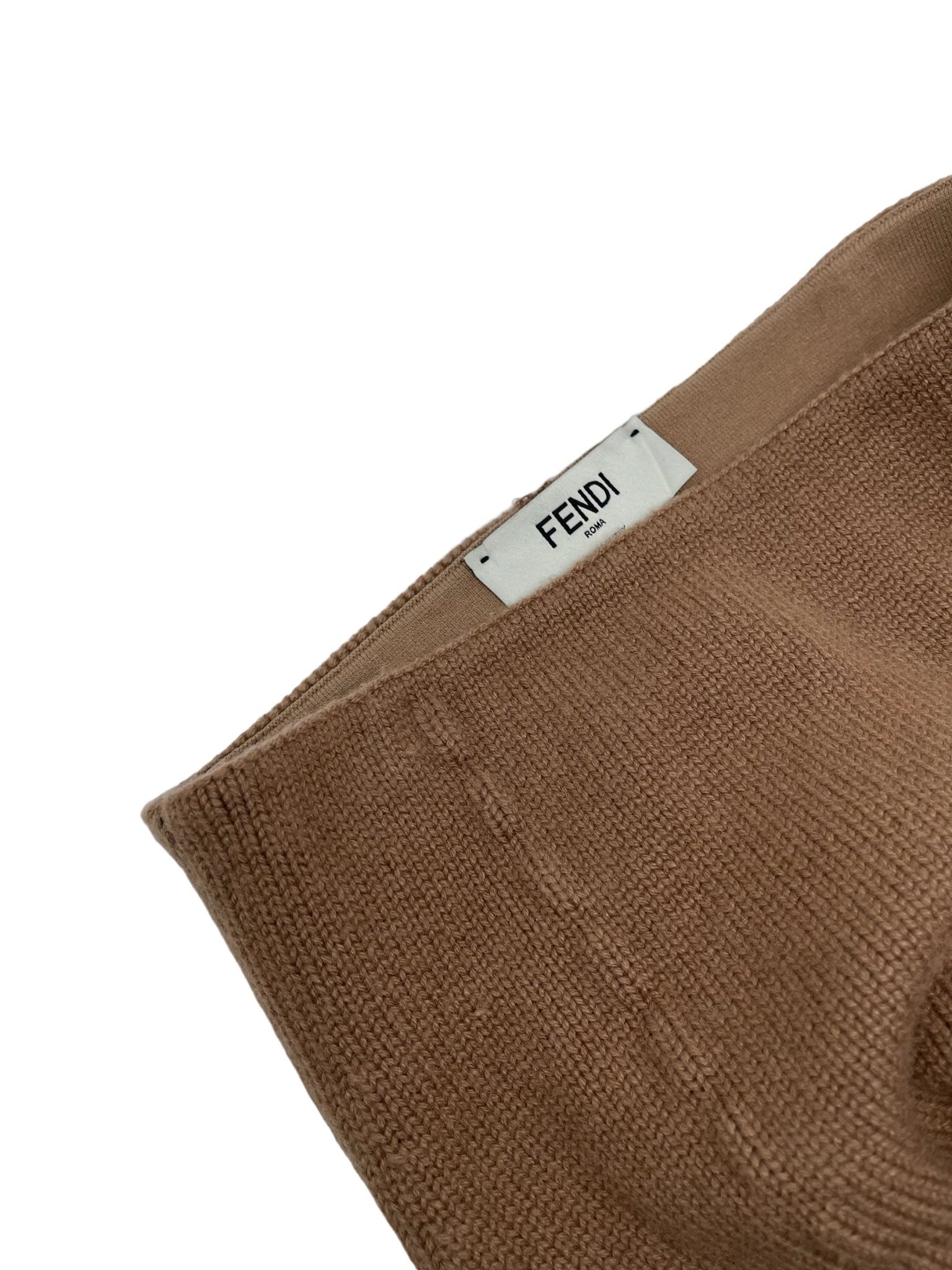 Fendi - Jupe beige en laine 36 - Les Folies d&