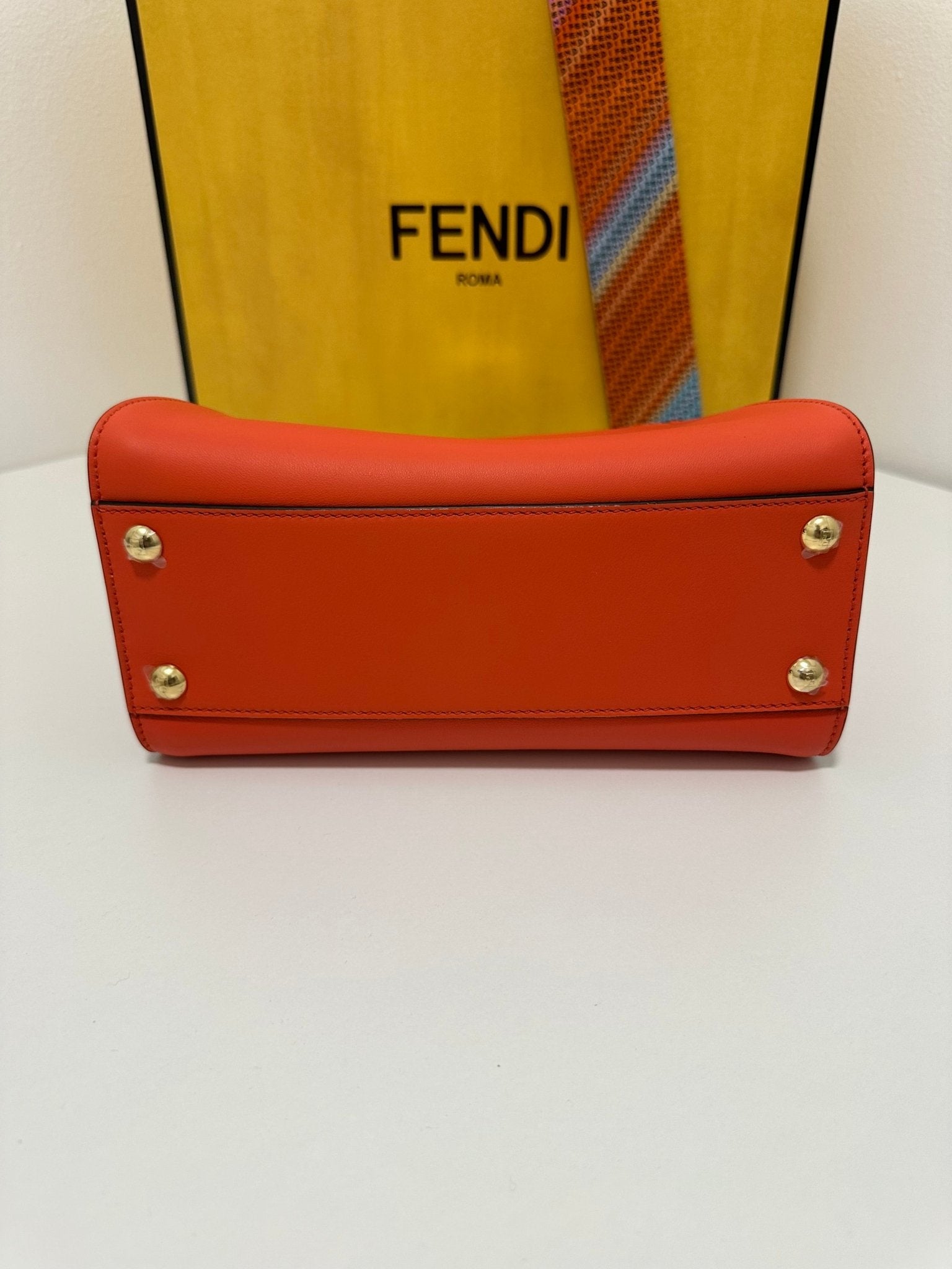 Fendi - Sac Mini Peekaboo corail - Les Folies d&