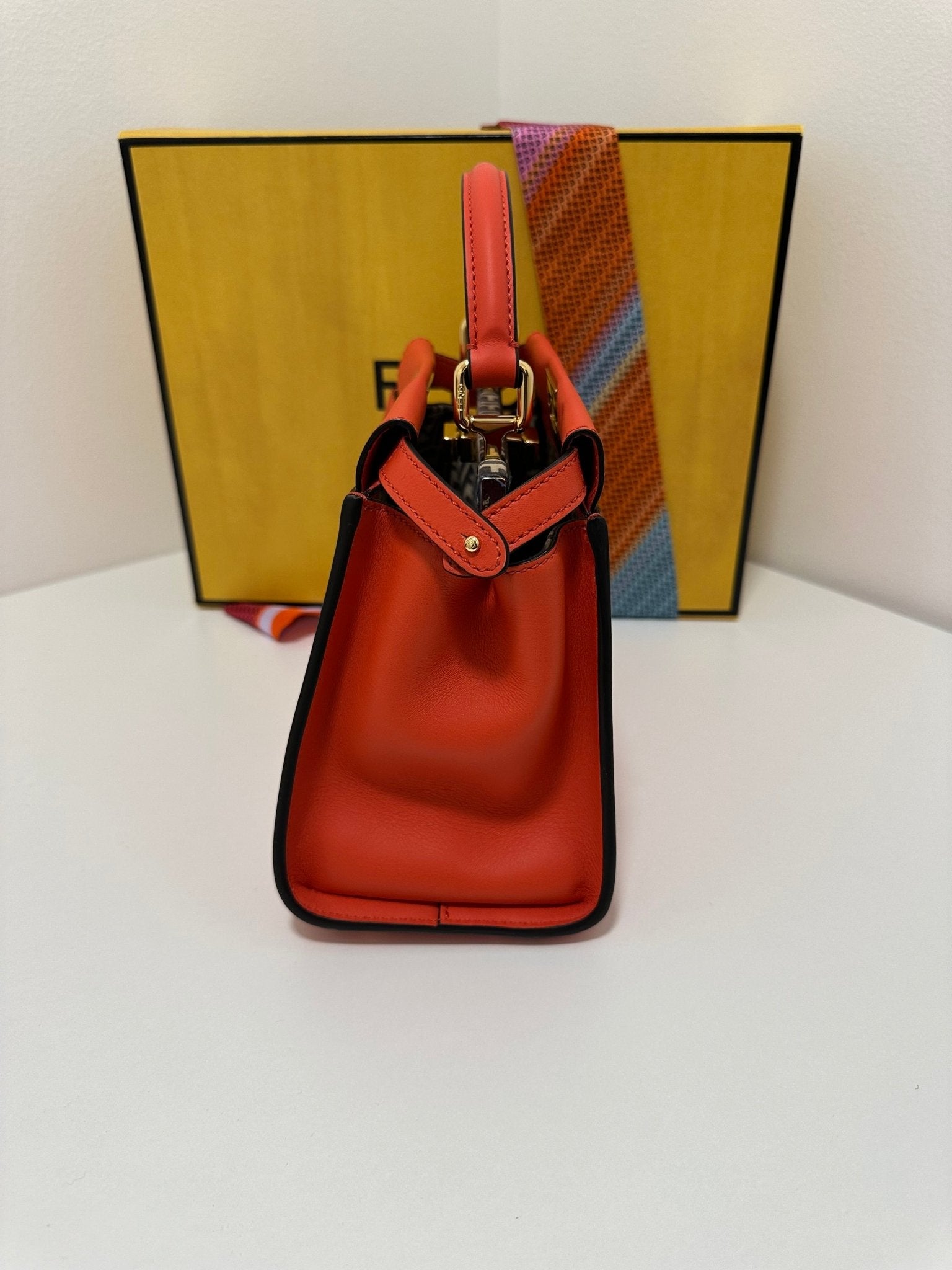 Fendi - Sac Mini Peekaboo corail - Les Folies d&