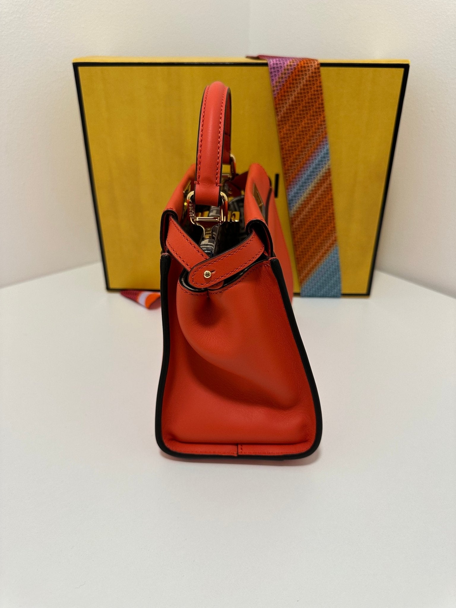 Fendi - Sac Mini Peekaboo corail - Les Folies d&