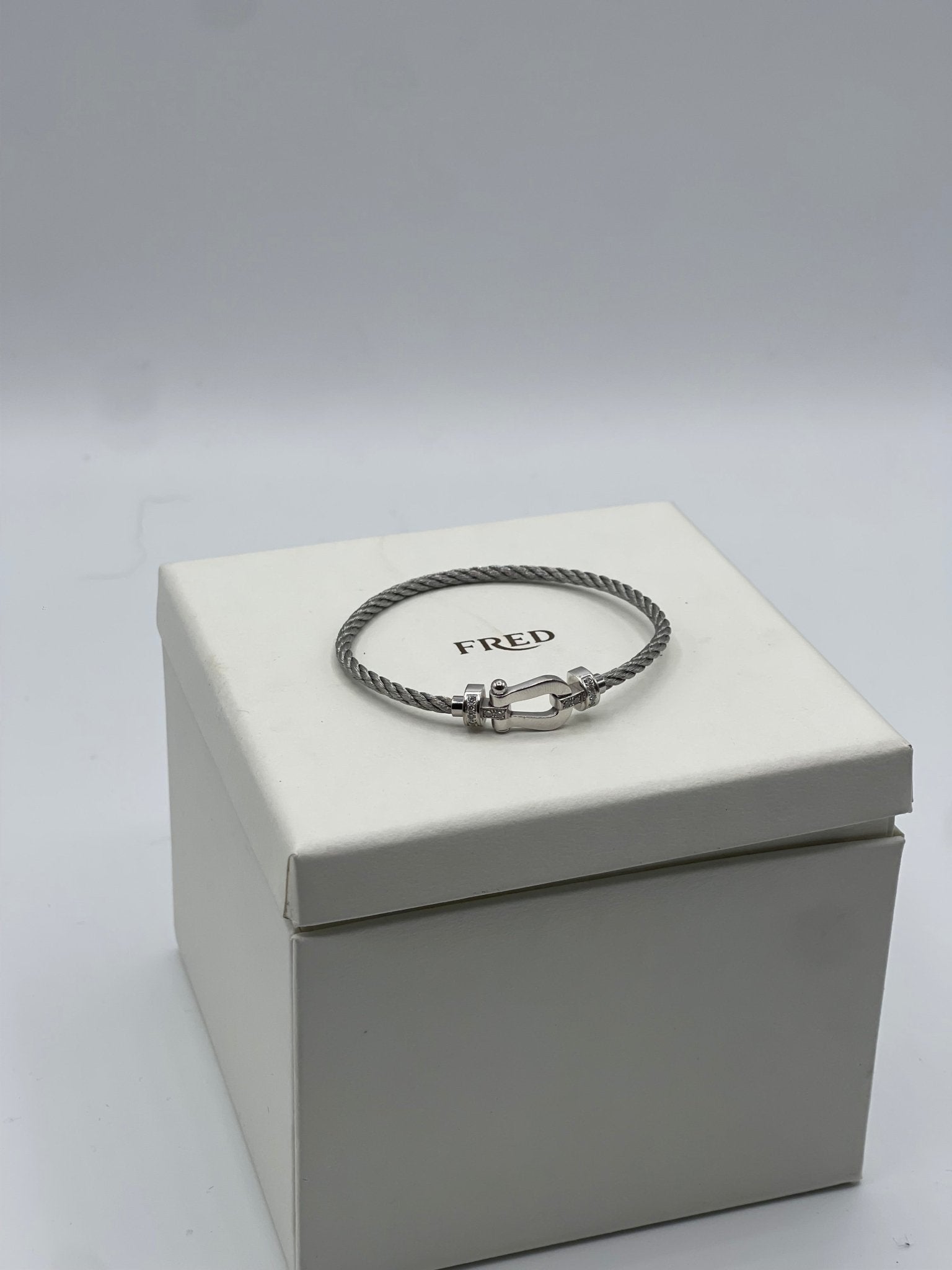 Fred - Bracelet Force 10 MM diamants - Les Folies d&