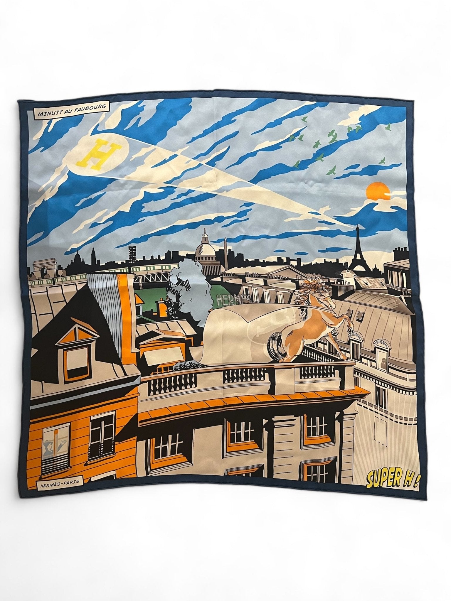 Hermès « Minuit au Faubourg » Bleu M - Les Folies d&