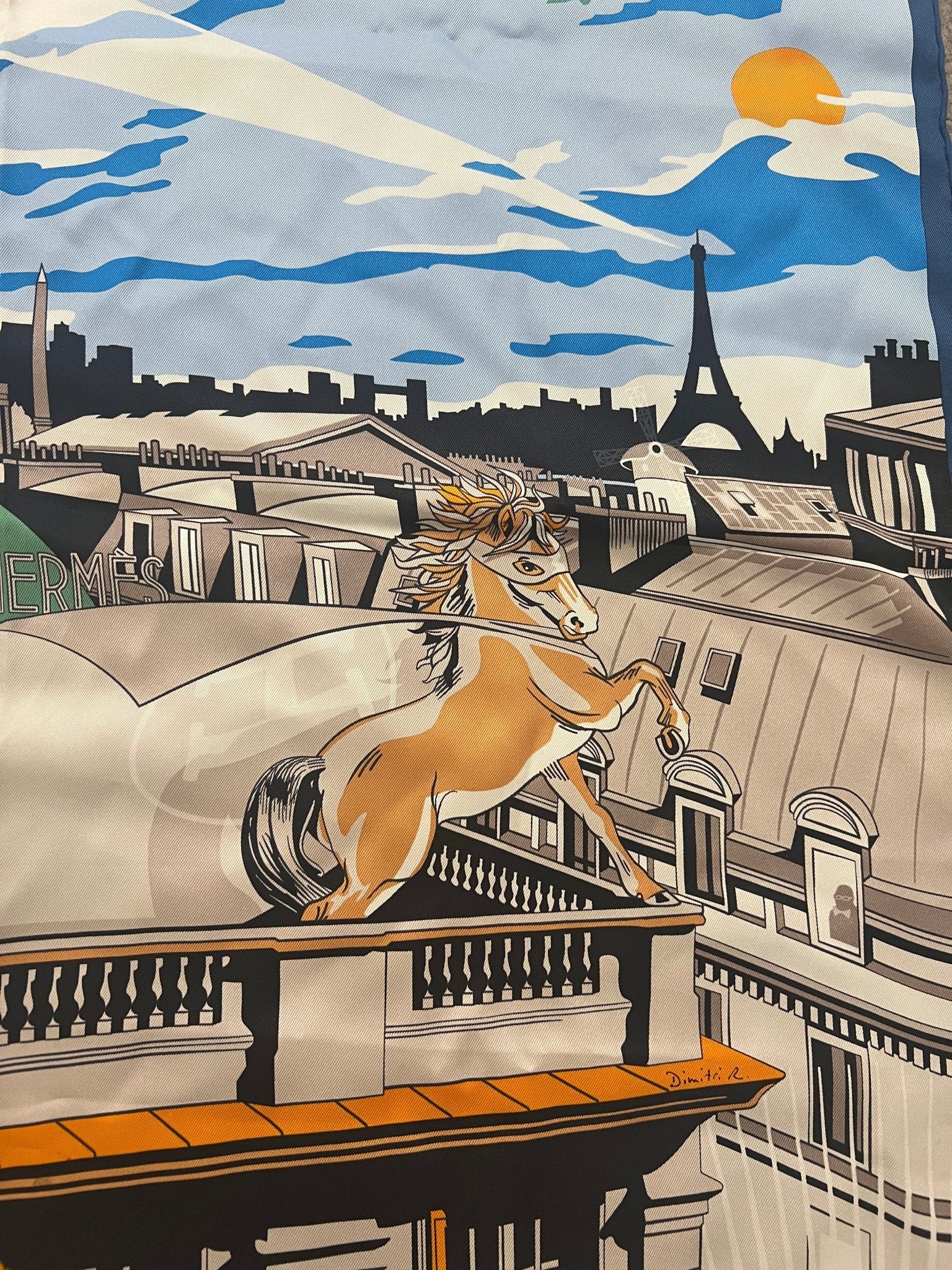 Hermès « Minuit au Faubourg » Bleu M - Les Folies d&