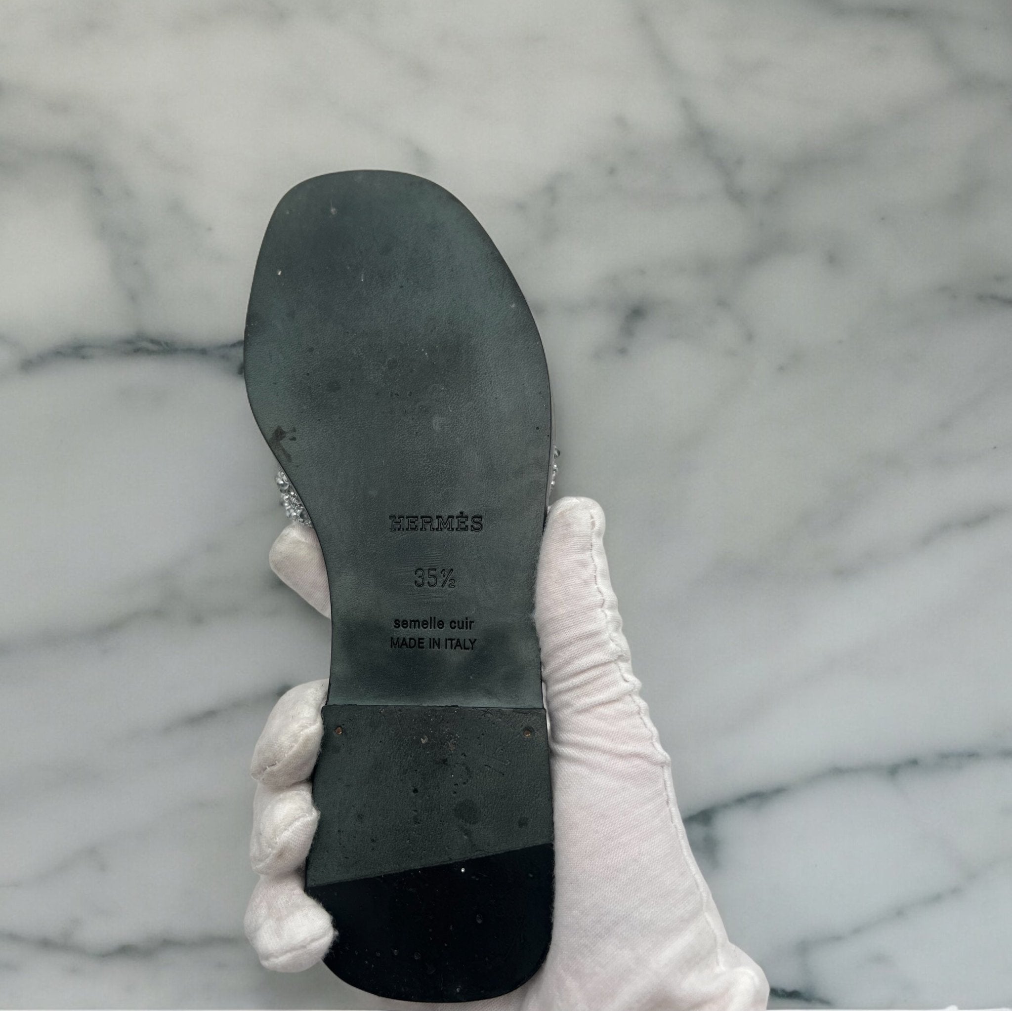 Hermès Oran Noir 35,5 - Les Folies d&