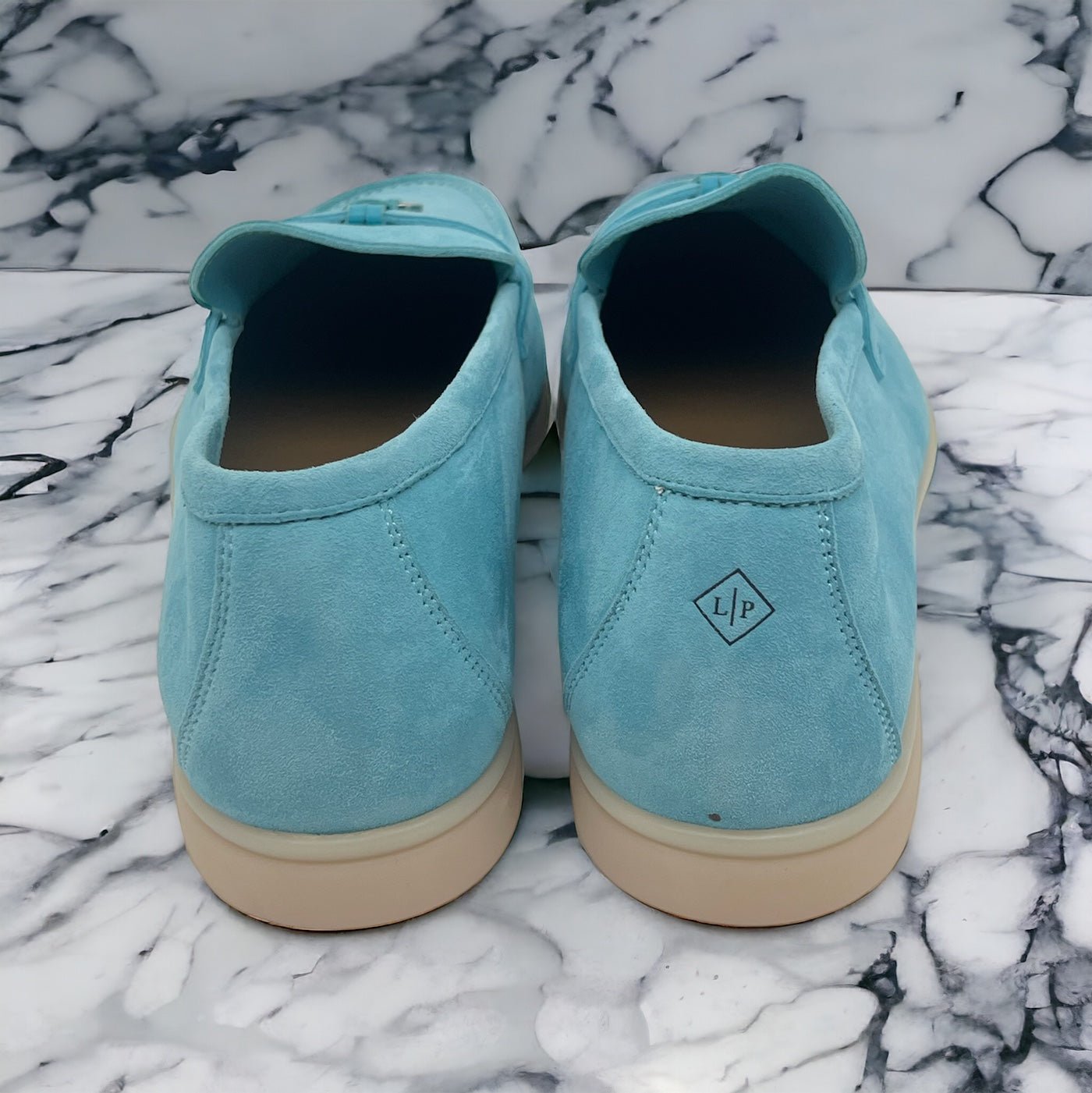 Loro Piana Mocassin Bleu 40 - Les Folies d&