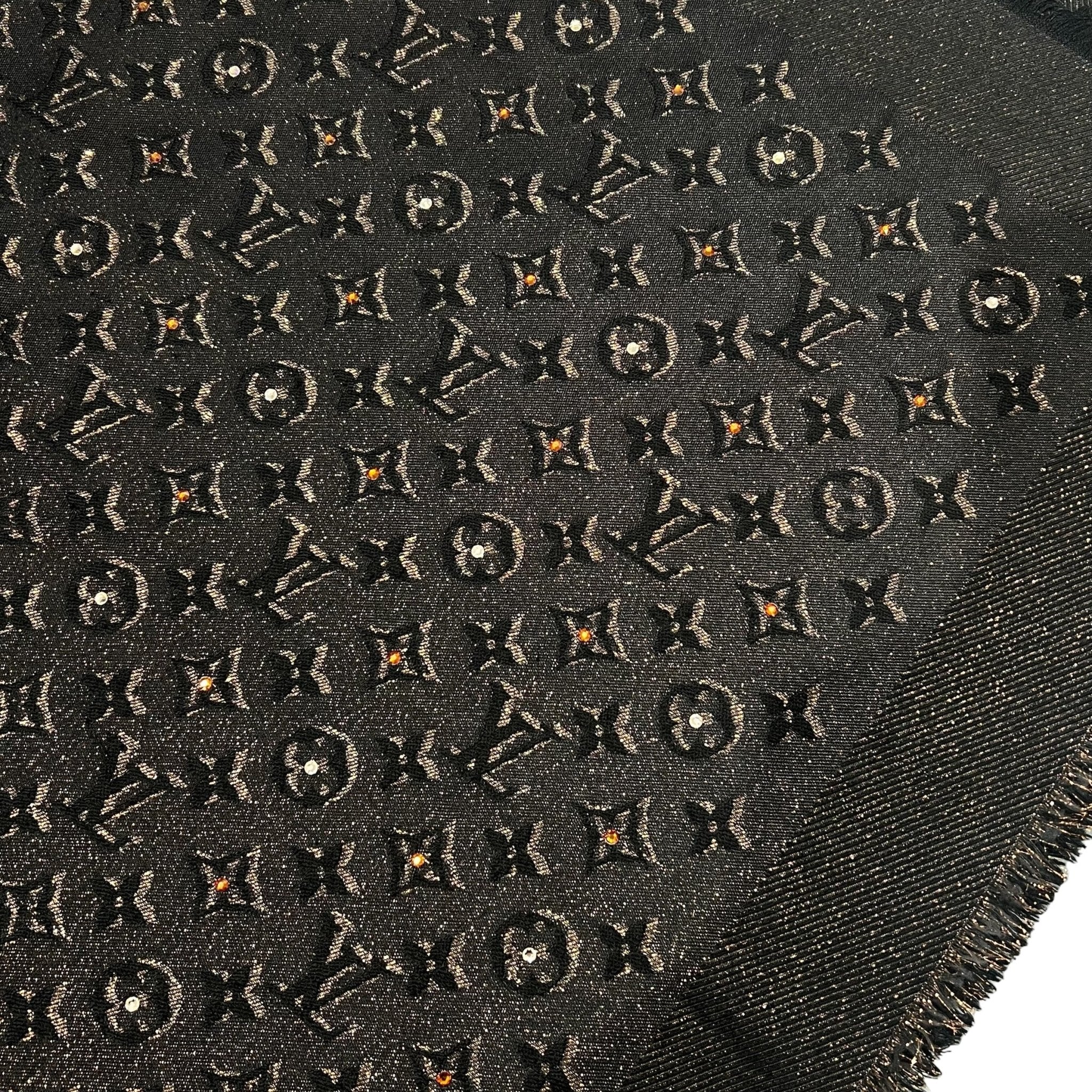 Louis Vuitton Châle Paillettes et Strass Noir - Les Folies d&