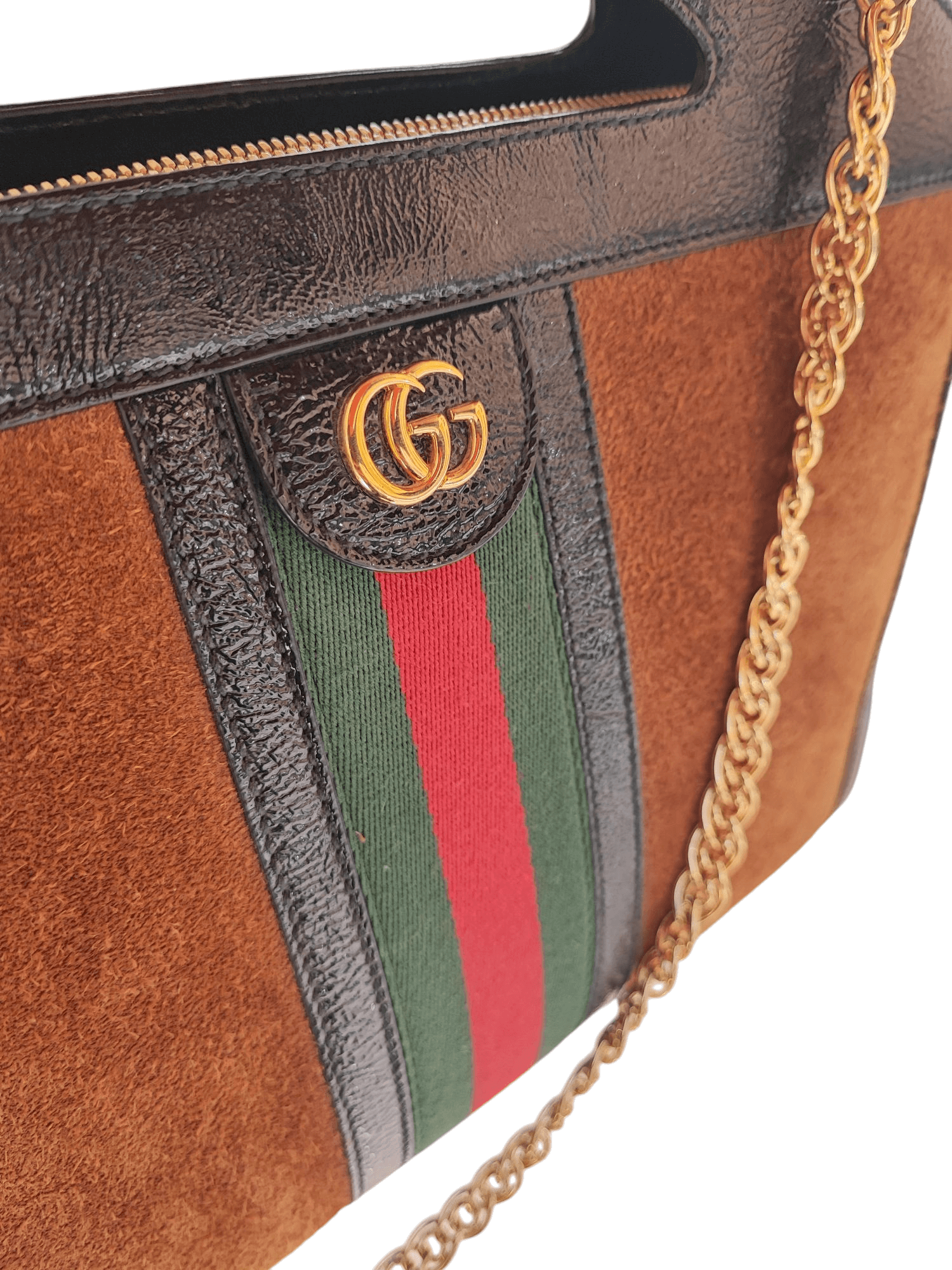 Gucci - Sac Ophidia suède et cuir