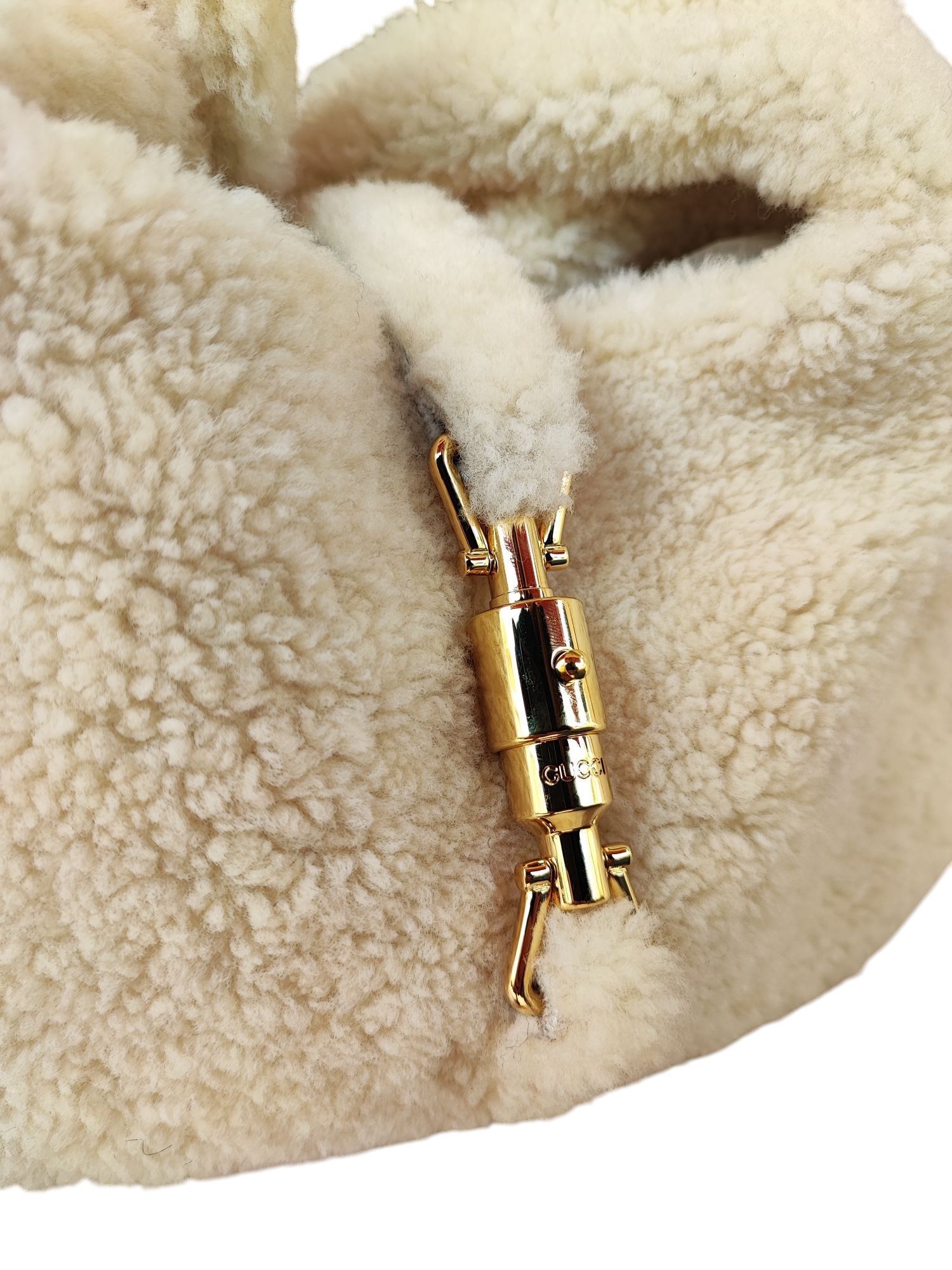 Gucci - Sac Jackie 1961 mouton crème