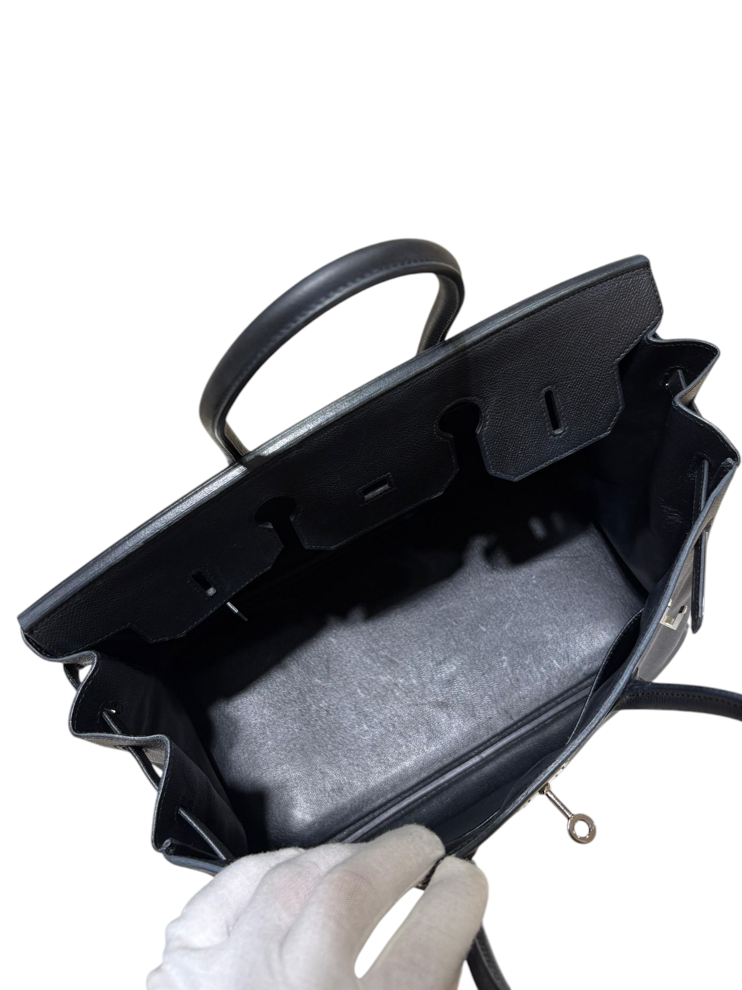 Hermès - Birkin-Tasche 35 Epsom Schwarz