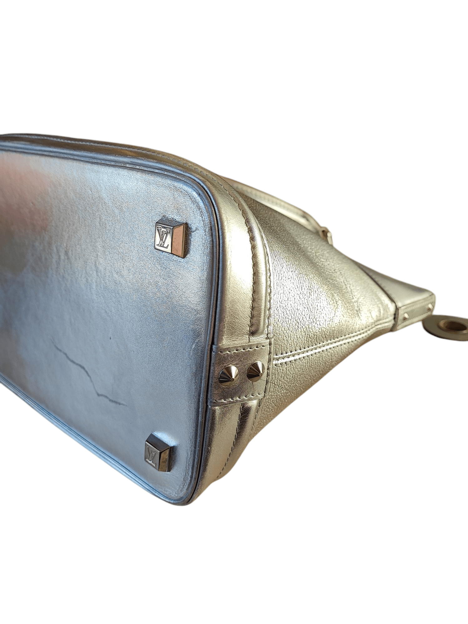 Louis Vuitton - Sac Suhali Lockit argenté