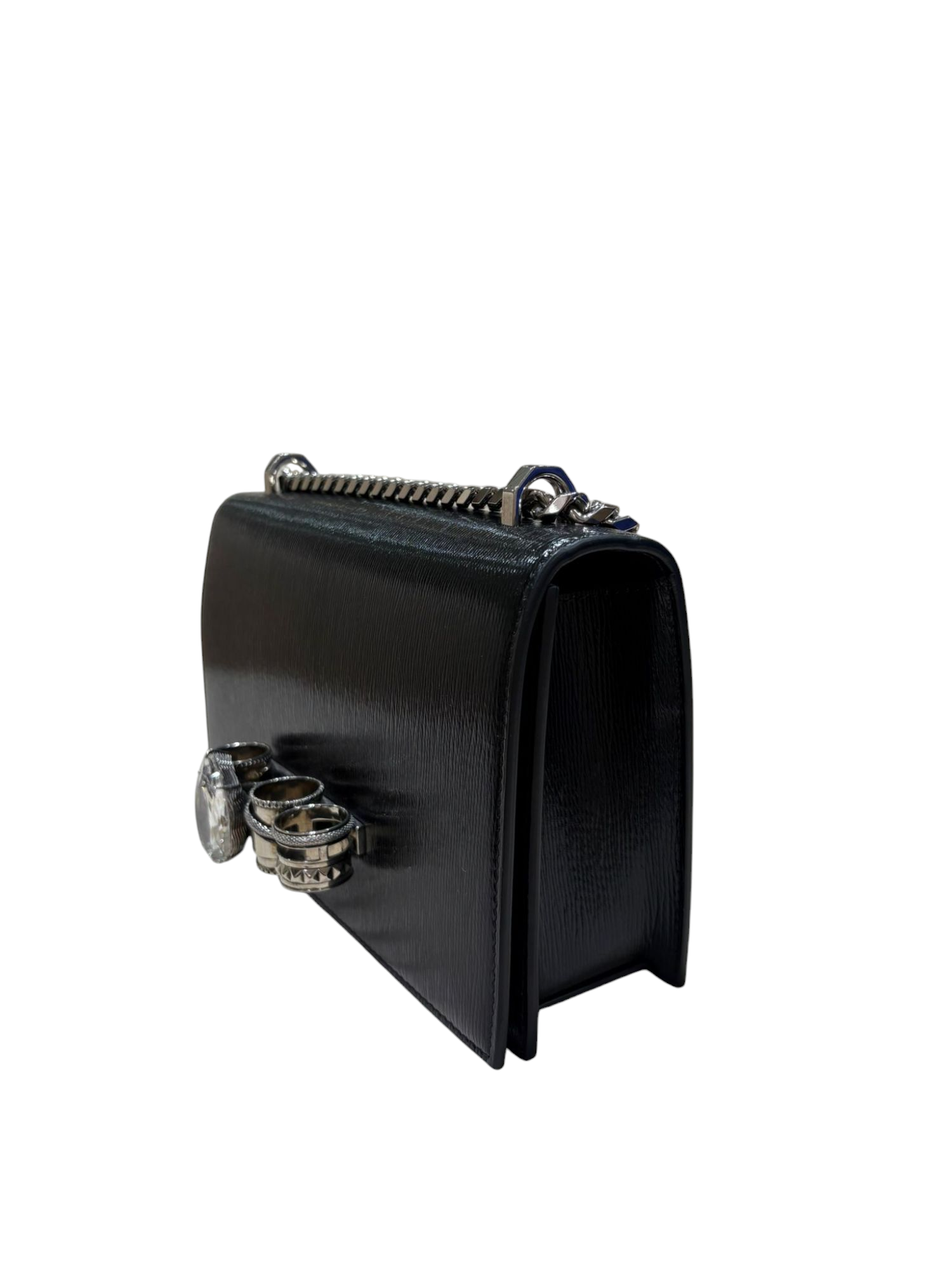 Alexander Mc Queen - Sac à poing américain noir
