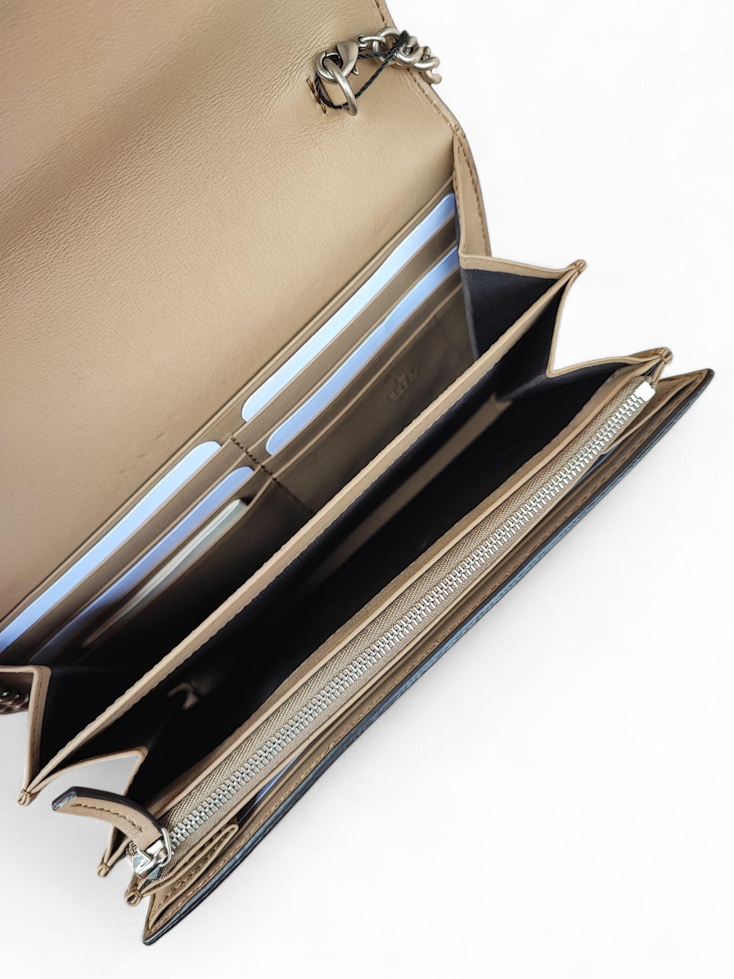 Gucci - Portefeuille sur chaine Dyonisus toile suprême