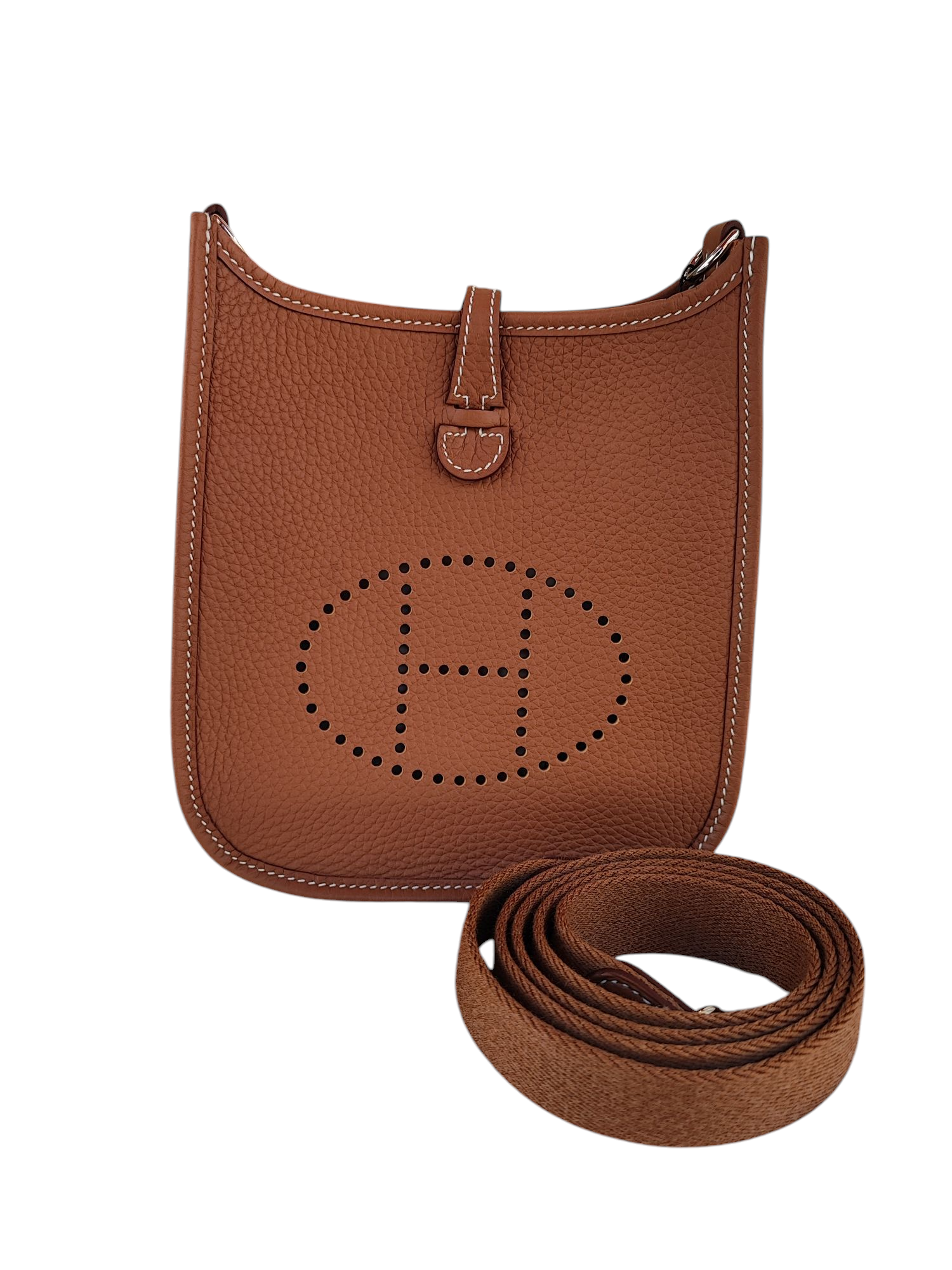 Hermès - Sac Evelyne Mini Gold