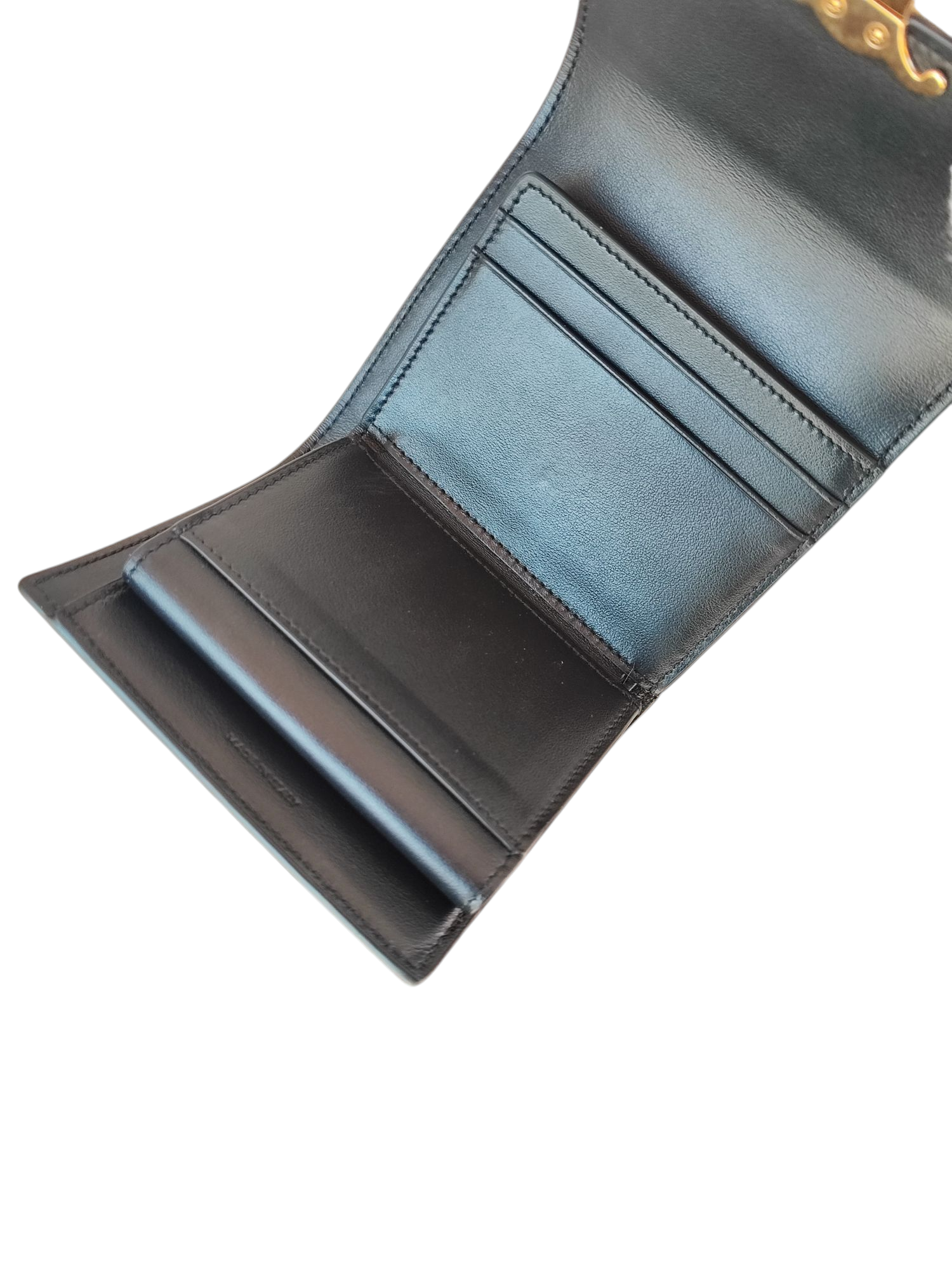 Céline - Petit portefeuille Triomphe noir