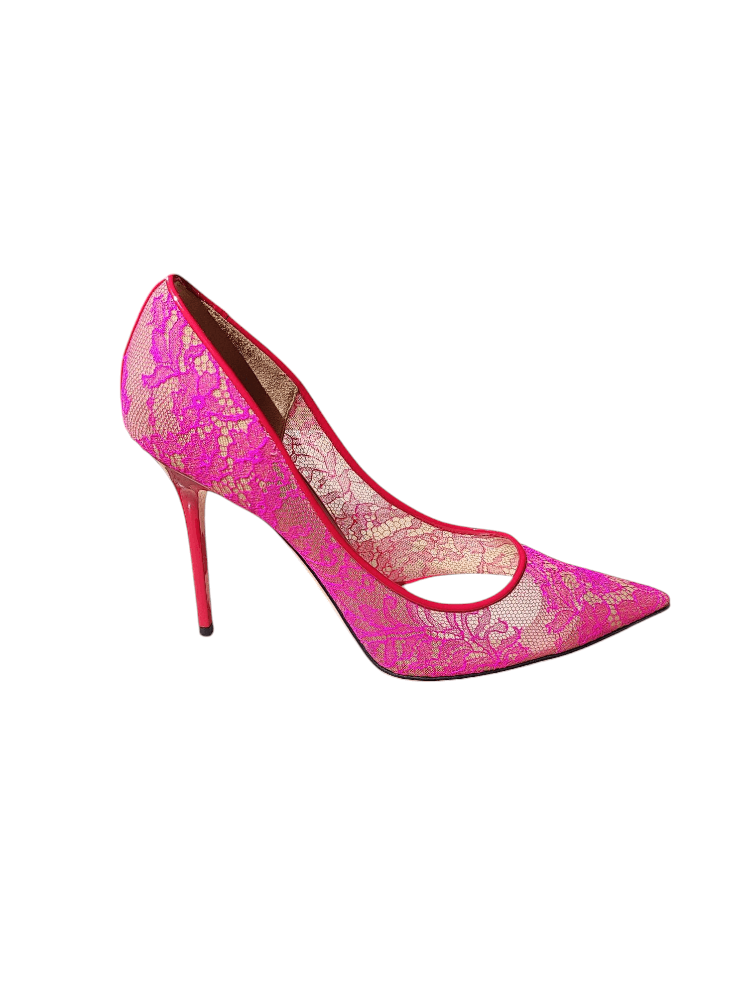 Jimmy Choo - Spitzenpumps in Rosa Größe 39