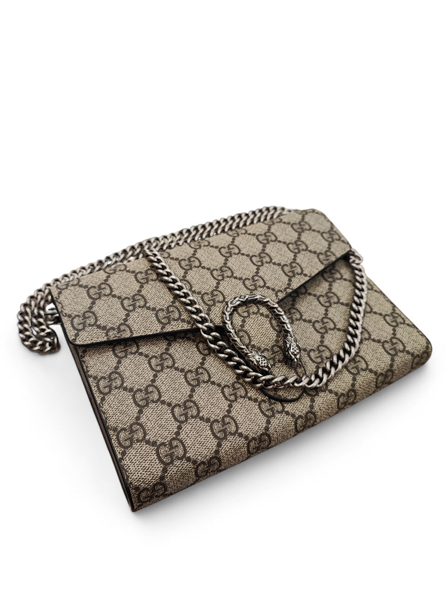 Gucci - Portefeuille sur chaine Dyonisus toile suprême