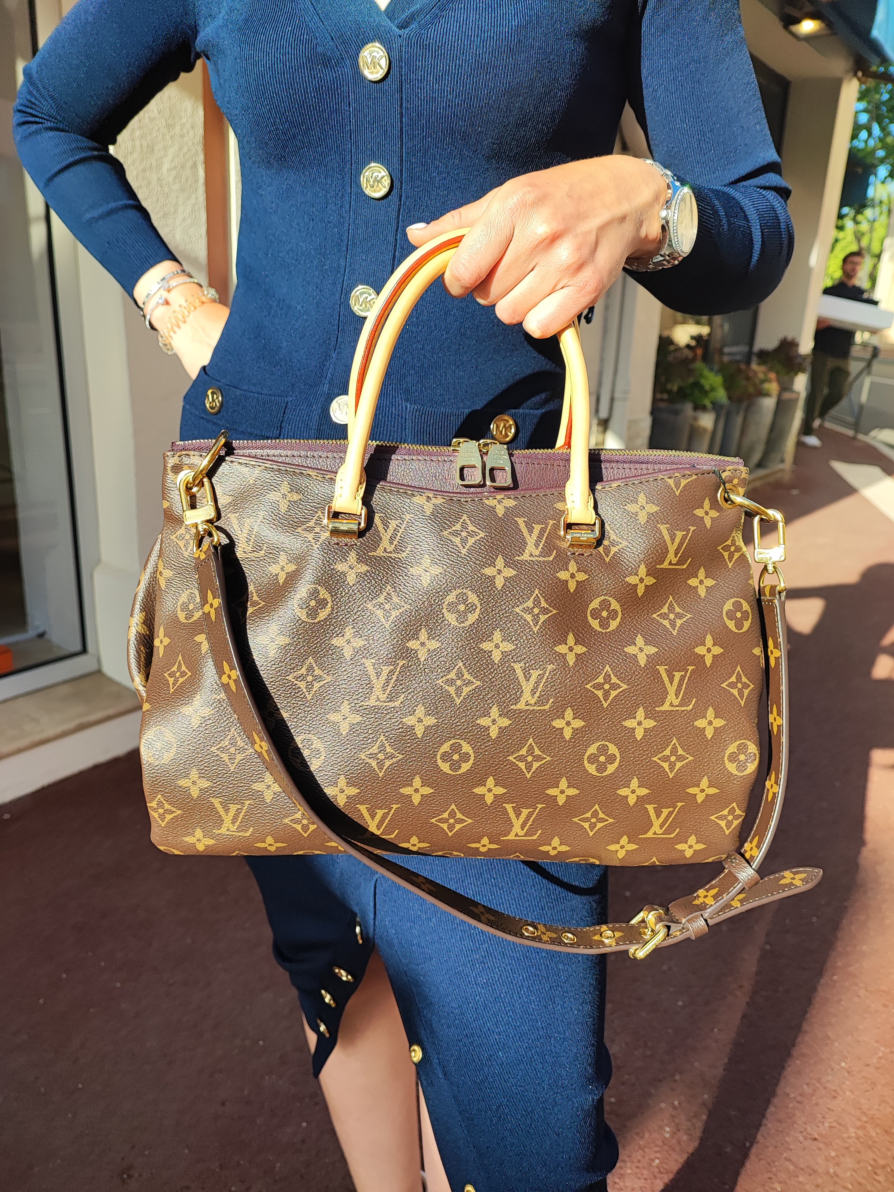 Louis Vuitton - Sac Pallas monogramme