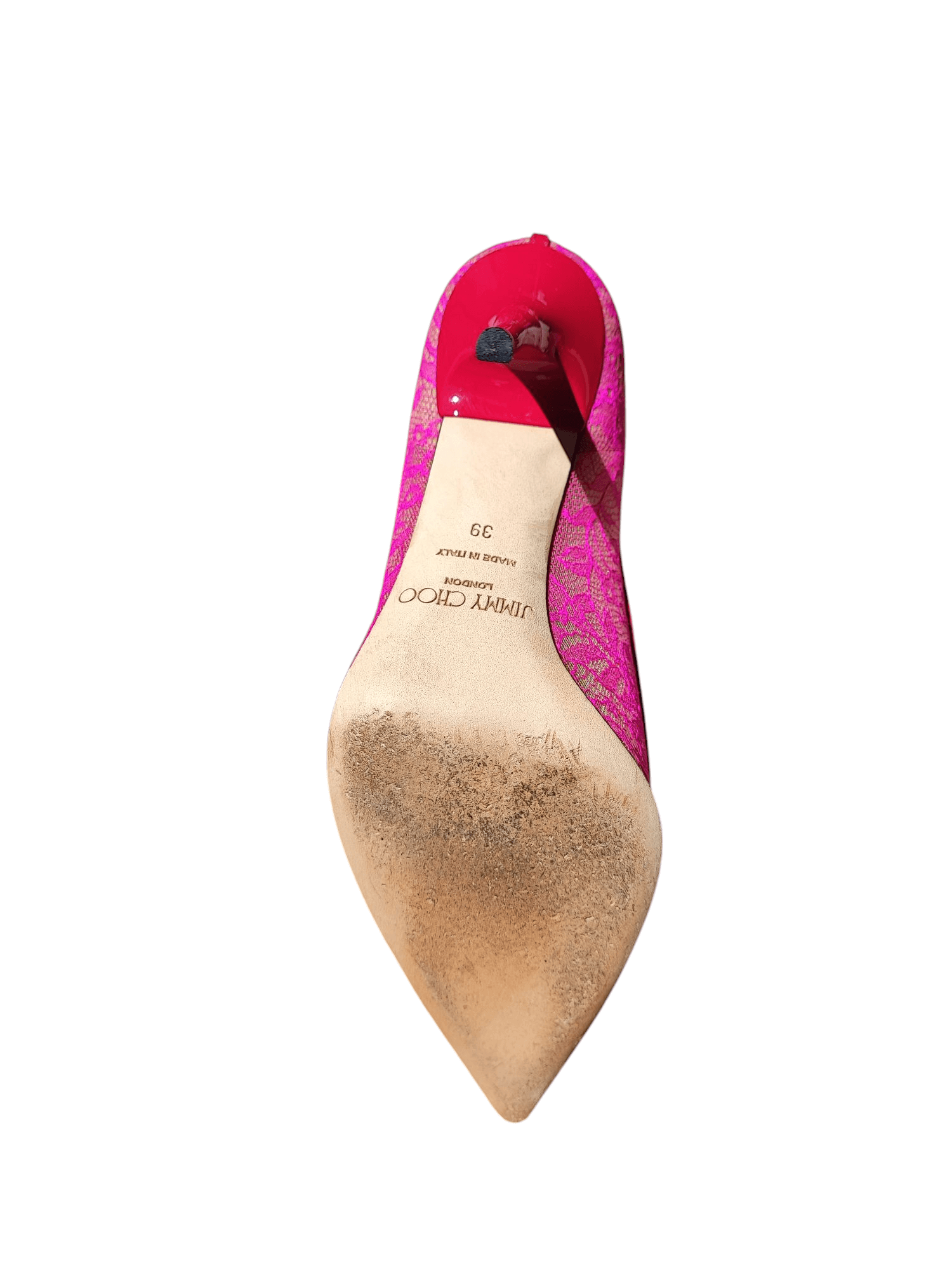 Jimmy Choo - Spitzenpumps in Rosa Größe 39
