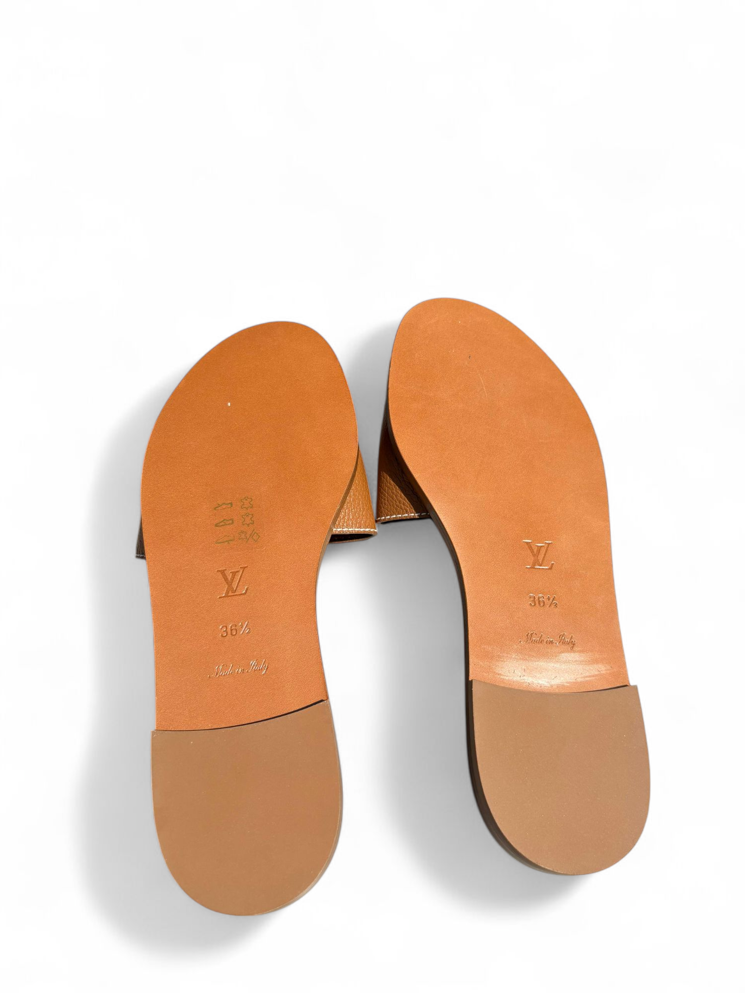 Louis Vuitton - Mules in pelle Lock it T36 1/2