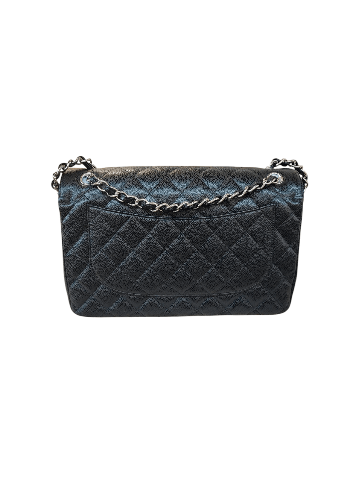 Chanel - Sac Timeless Jumbo Caviar noir