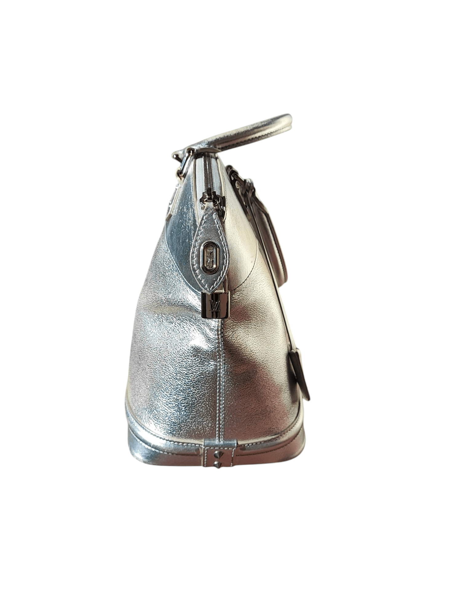 Louis Vuitton - Sac Suhali Lockit argenté