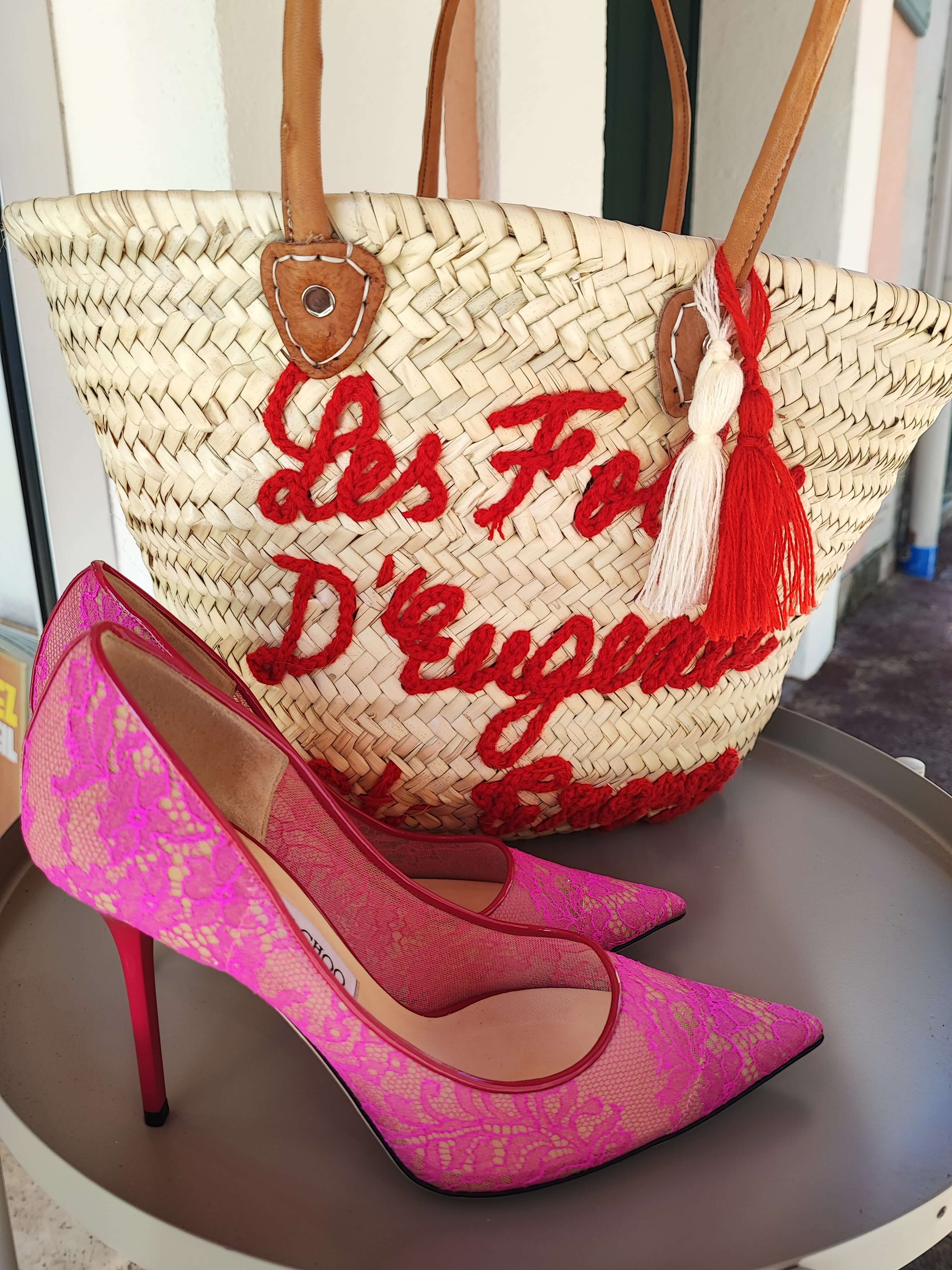 Jimmy Choo - Spitzenpumps in Rosa Größe 39
