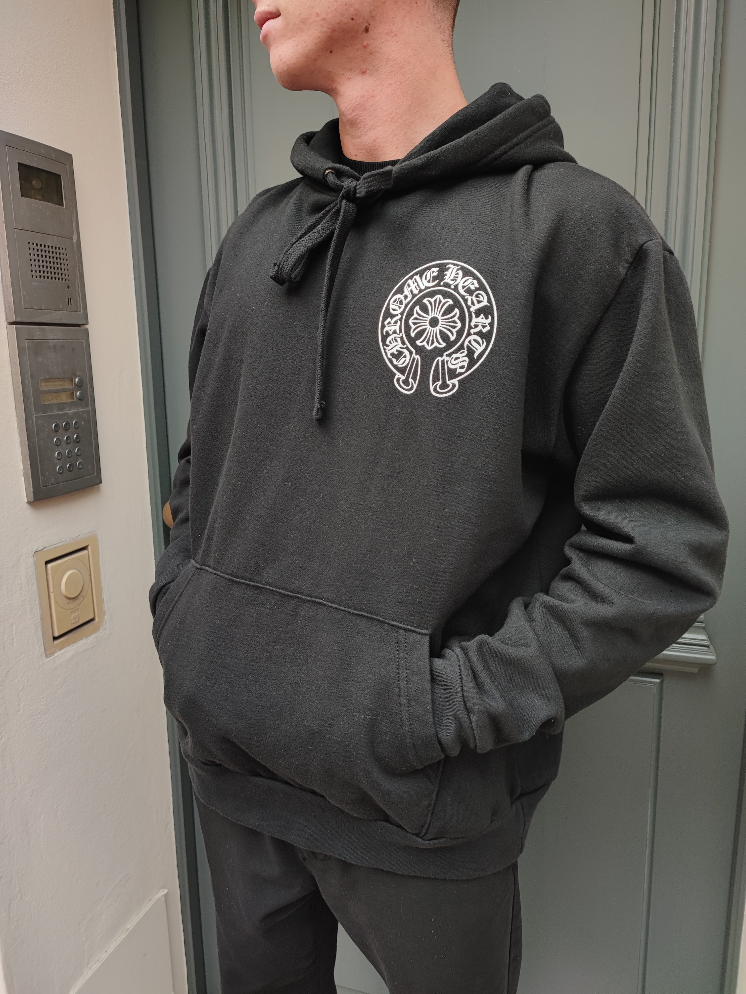 Chrome Hearts - Sweat Shirt Horse Shoe Paris noir T.M