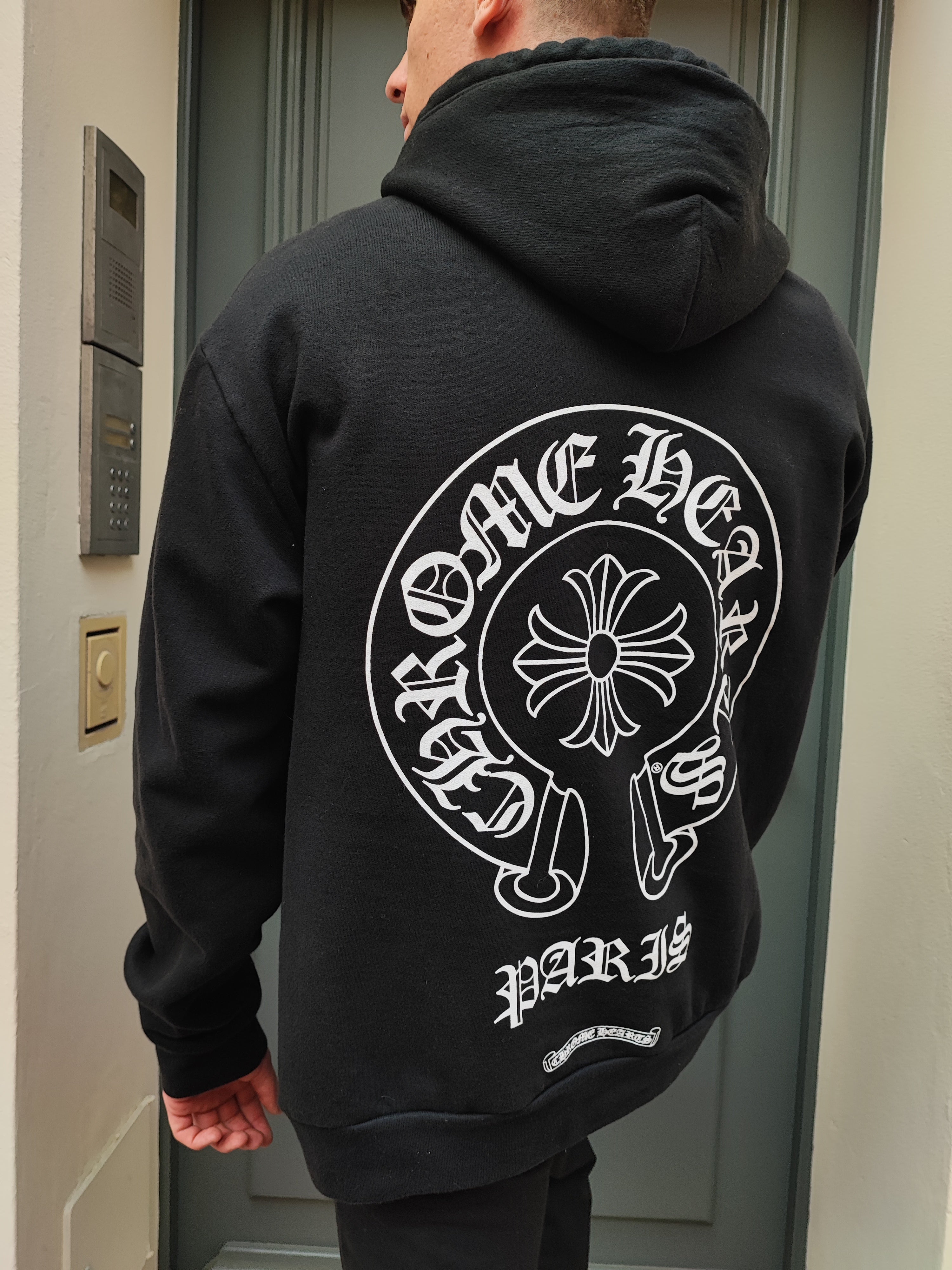 Chrome Hearts - Sweat Shirt Horse Shoe Paris noir T.M