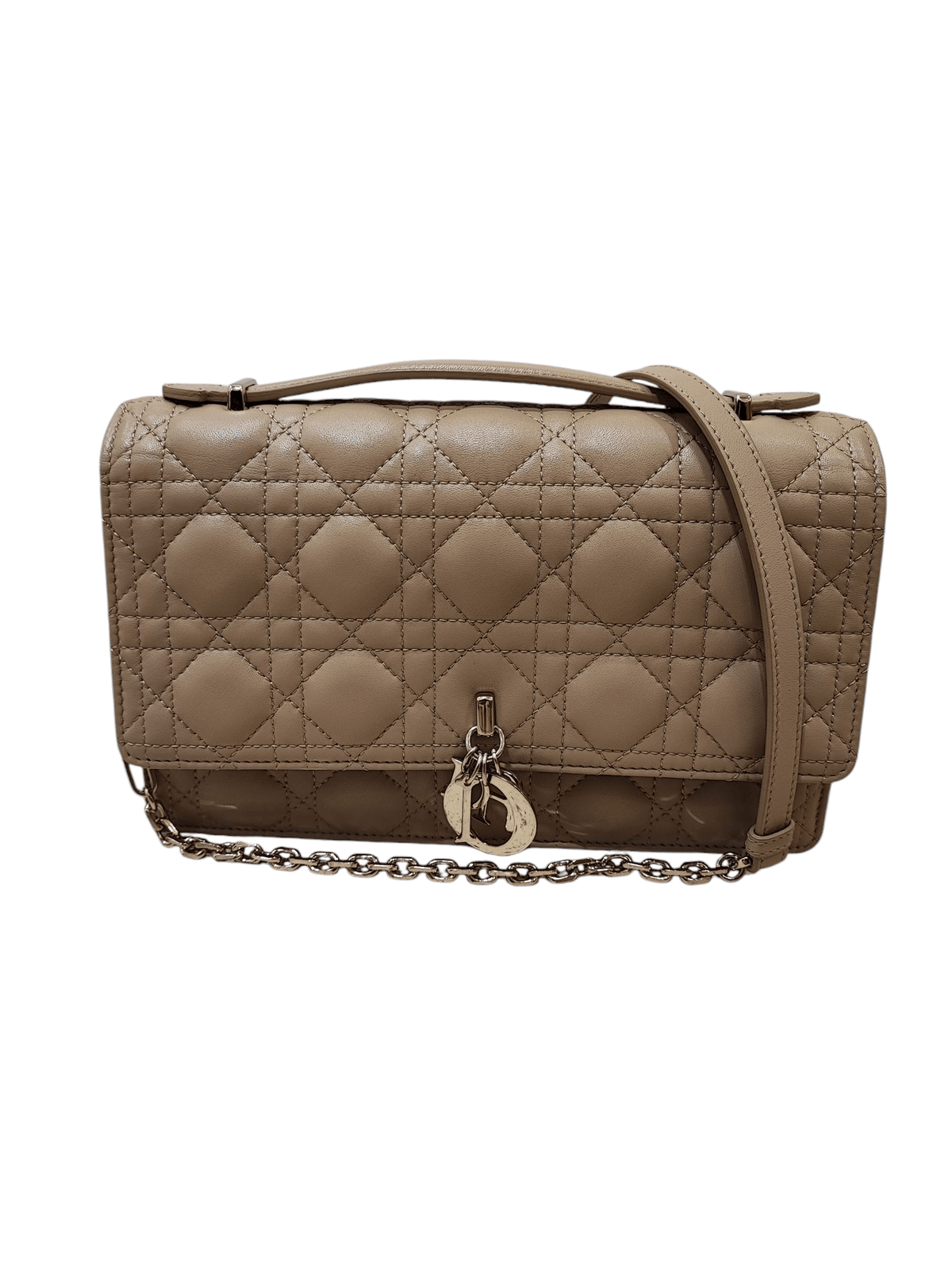 Dior - Beige Top Handle Bag