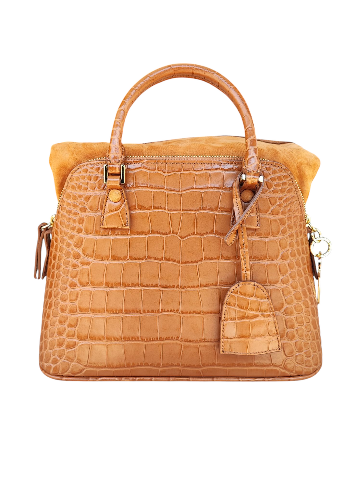 Maison Margiela - Sac 5AC embossé marron