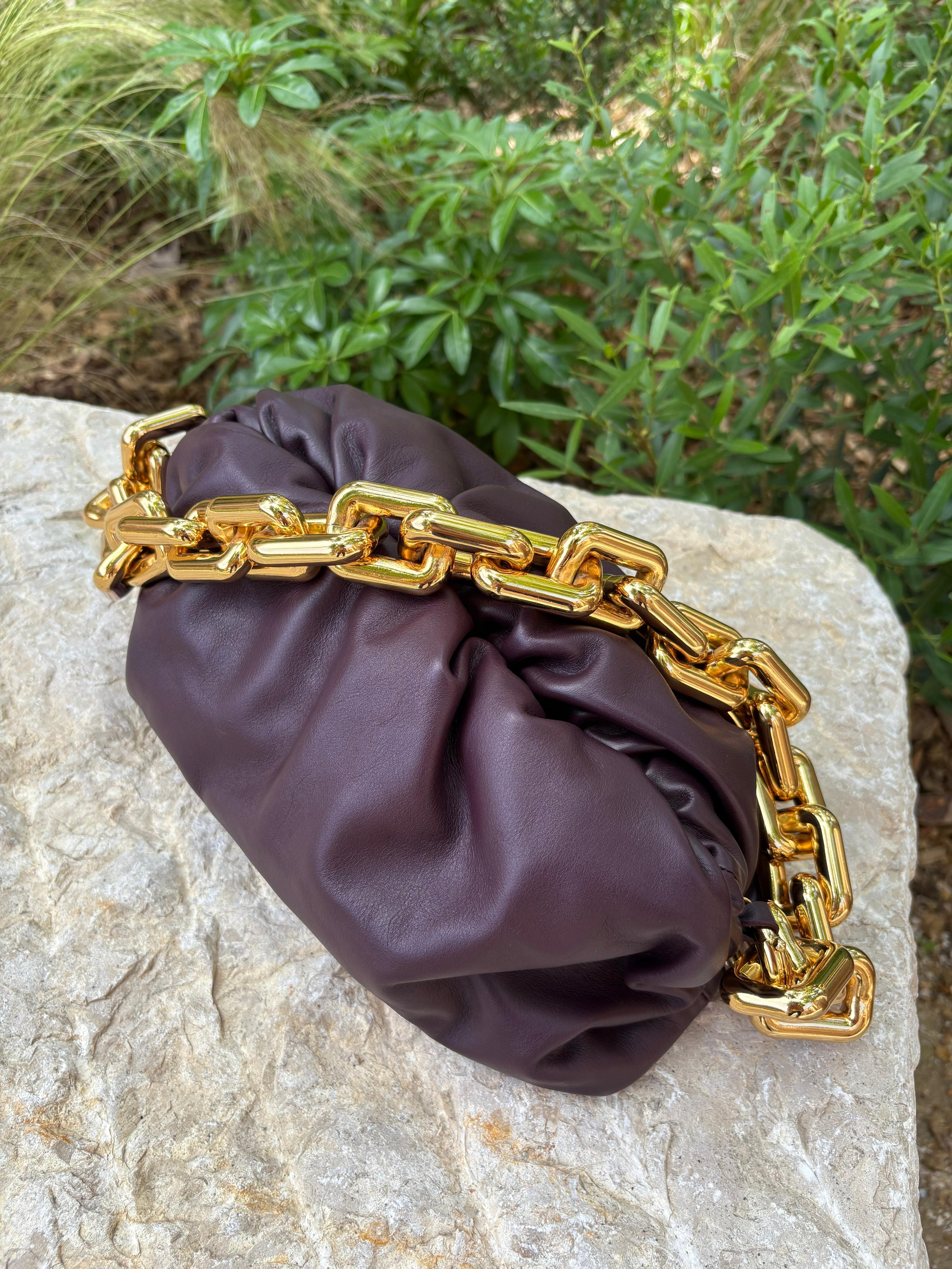 Bottega Veneta - Tasche Kettentasche Veilchen