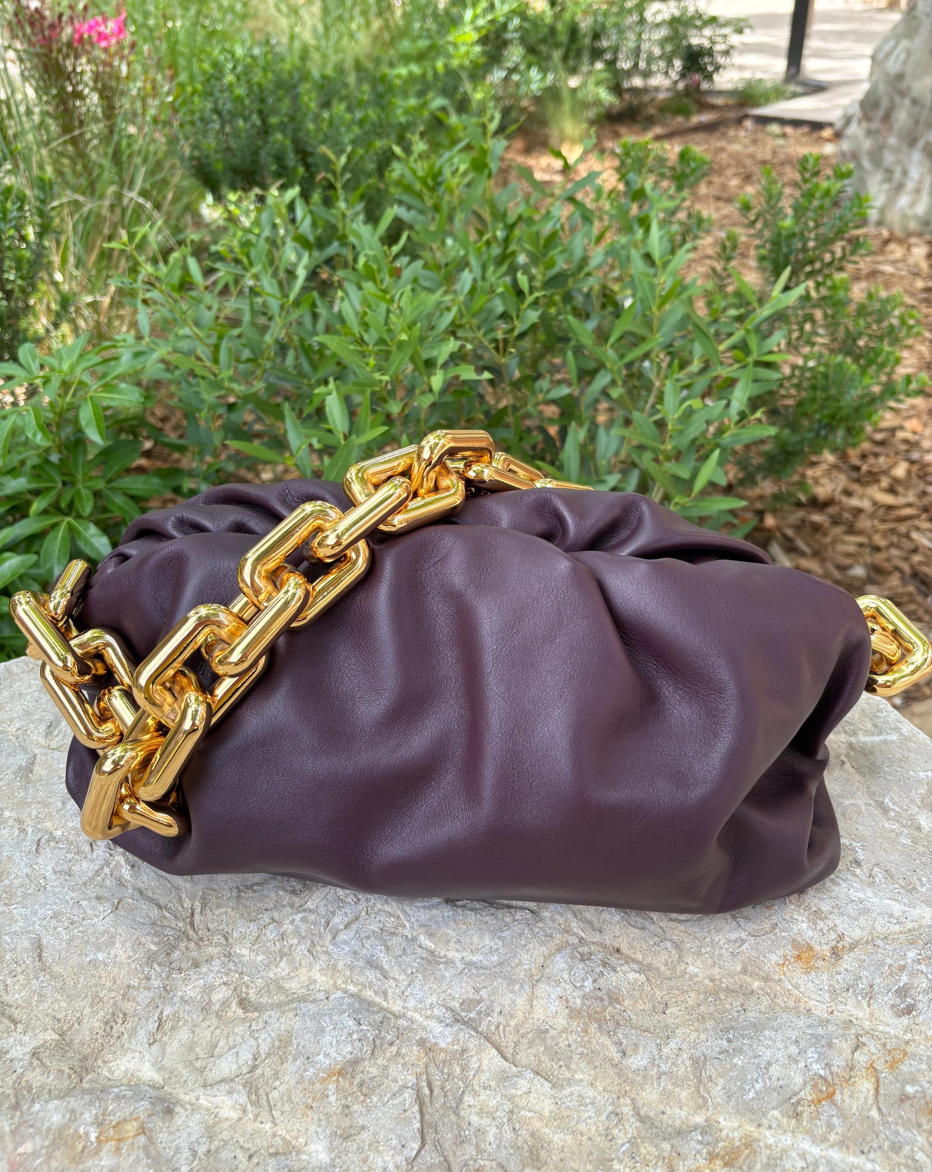 Bottega Veneta - Tasche Kettentasche Veilchen