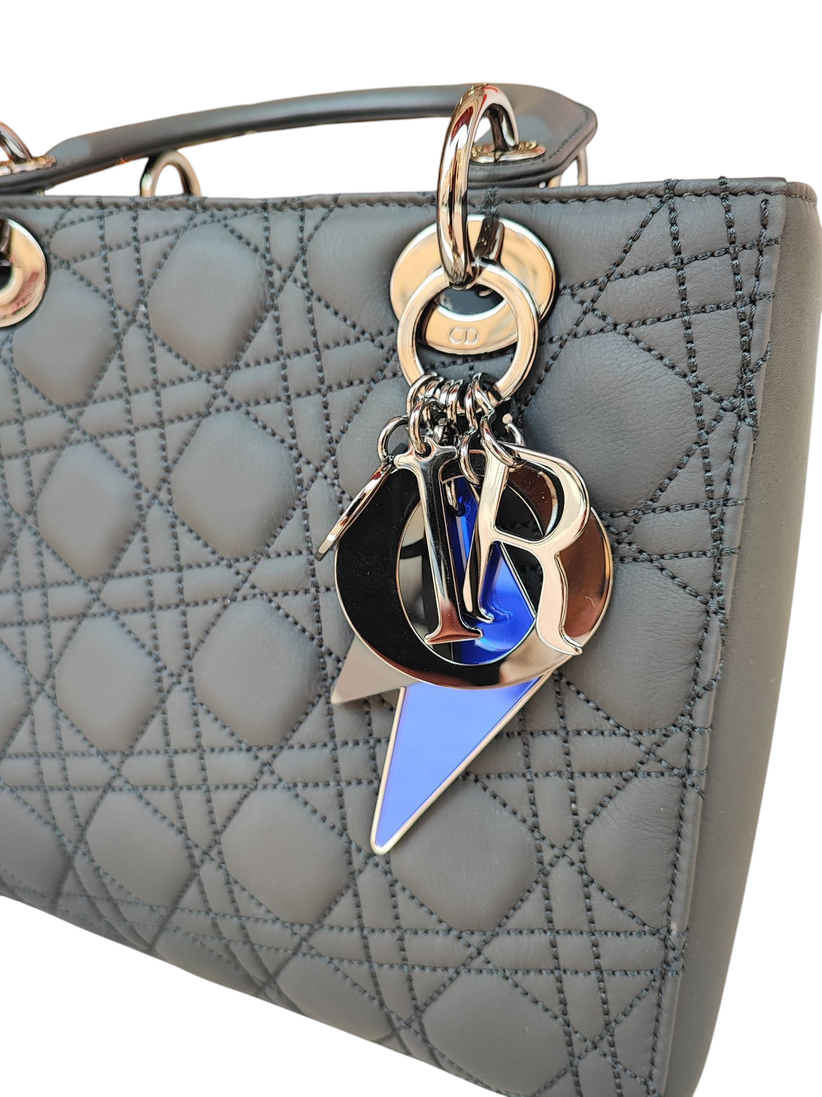 Dior - Medium black Lady Dior bag