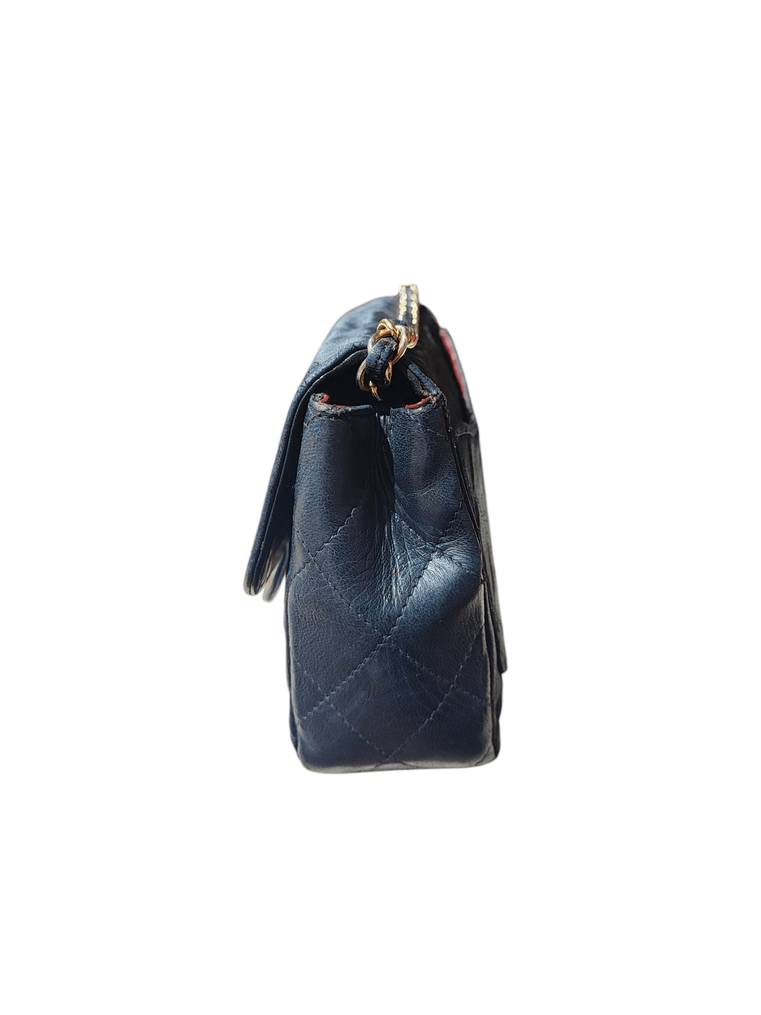Chanel - Mini Square satin et cuir