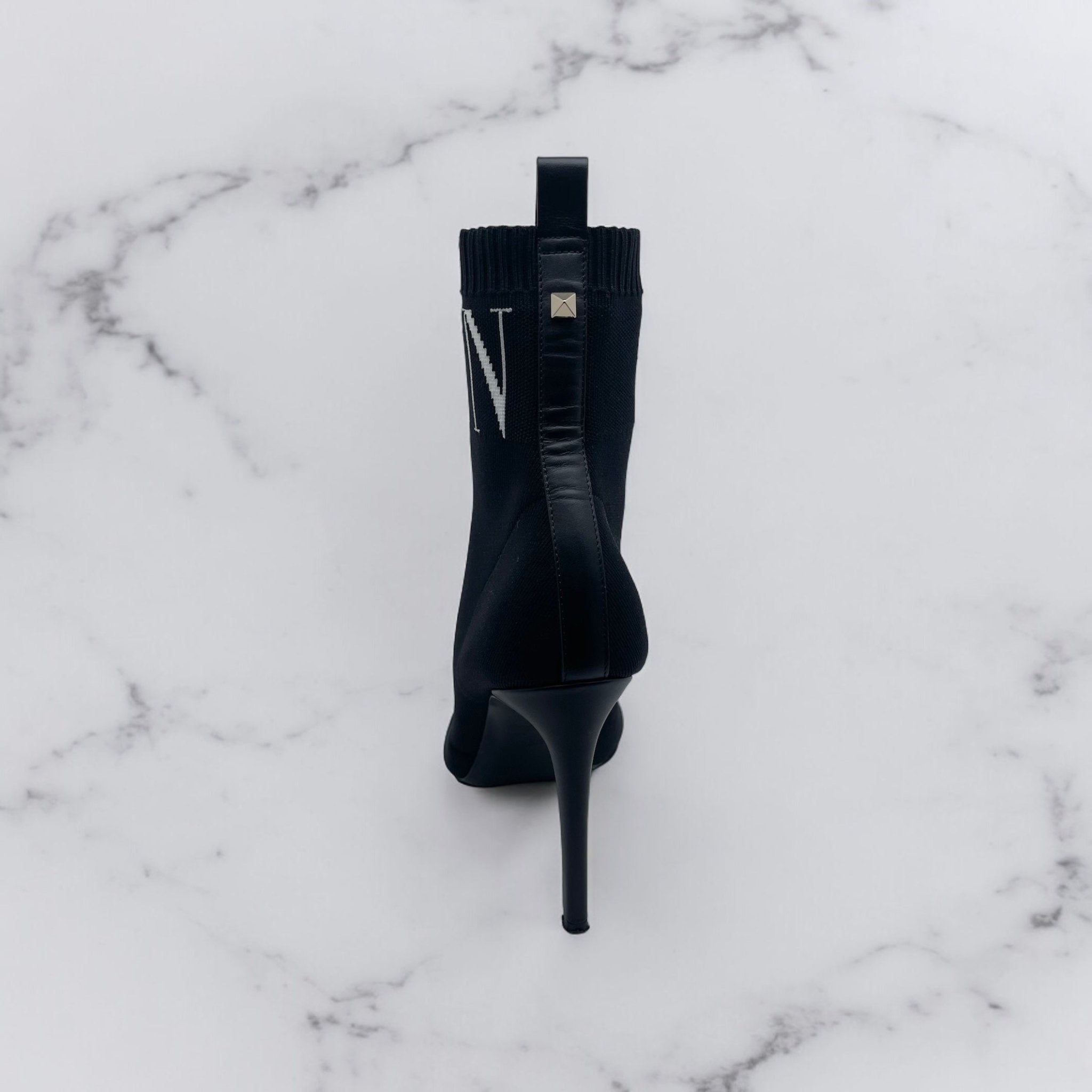 Valentino Bottines à talons Noir 36,5 - Les Folies d&
