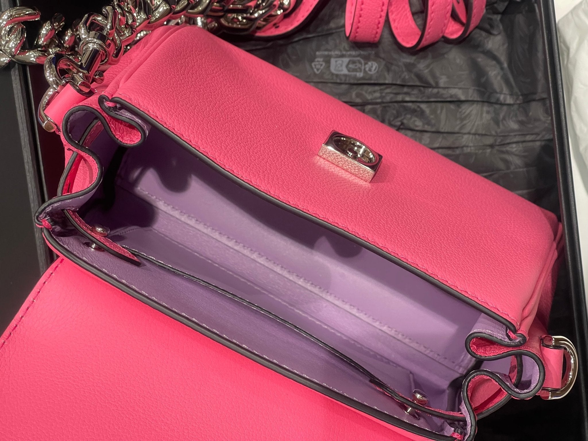 Versace - Sac mini la Médusa Flamant - Les Folies d&