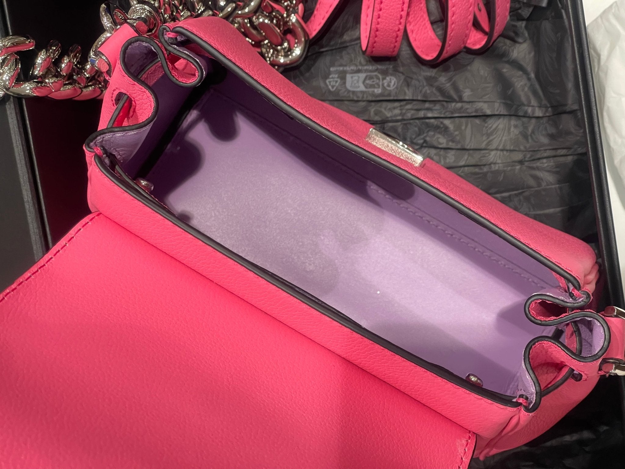 Versace - Sac mini la Médusa Flamant - Les Folies d&
