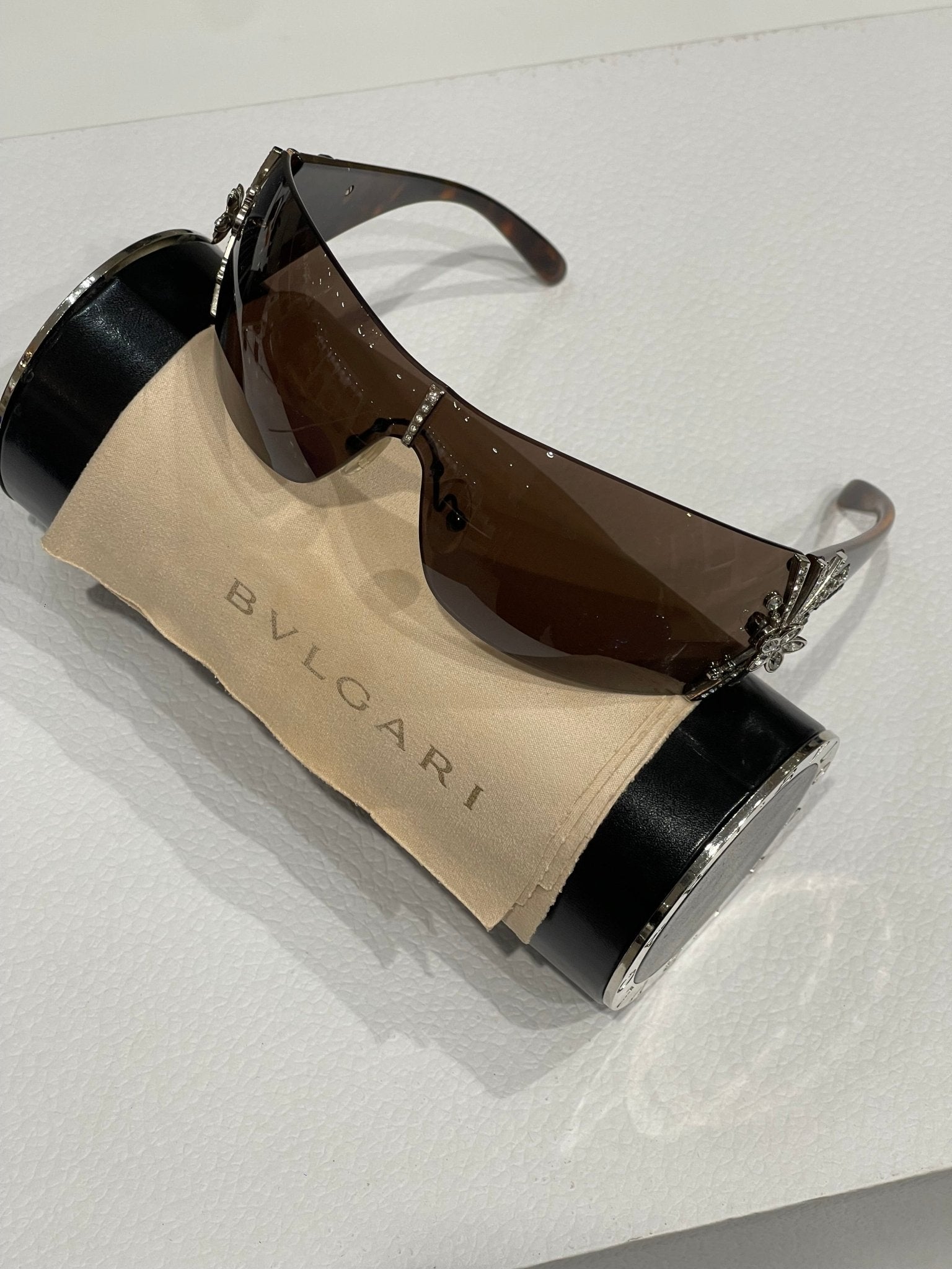 Bulgari - Solaires casque cristaux Swarovski - Les Folies d&