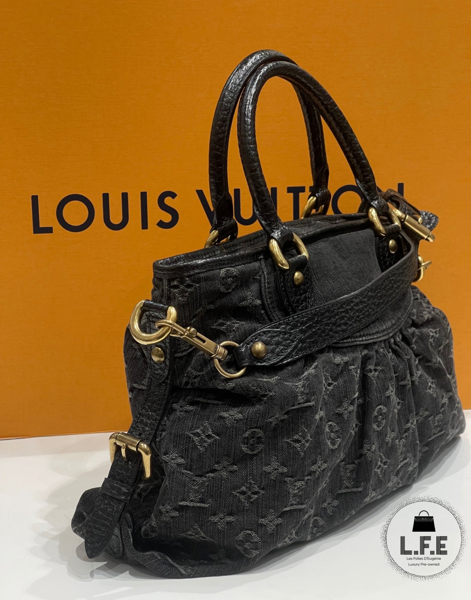 Louis Vuitton - Sac Neo Cabby jean MM - Les Folies d&