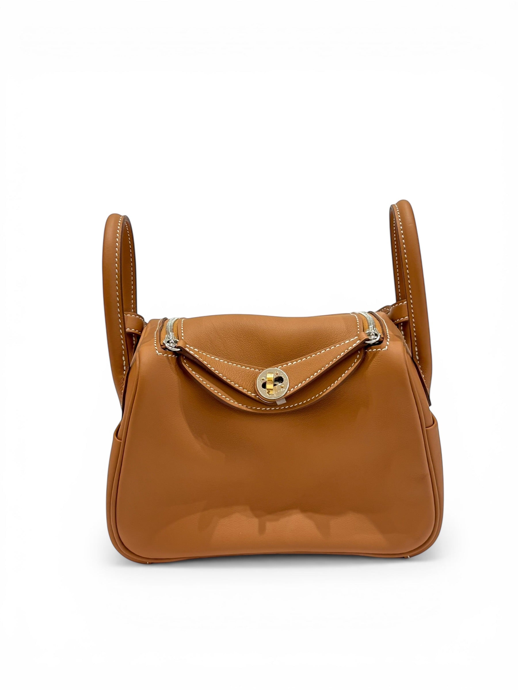 Sac Hermès Mini Lindy Swift Gold d’occasion