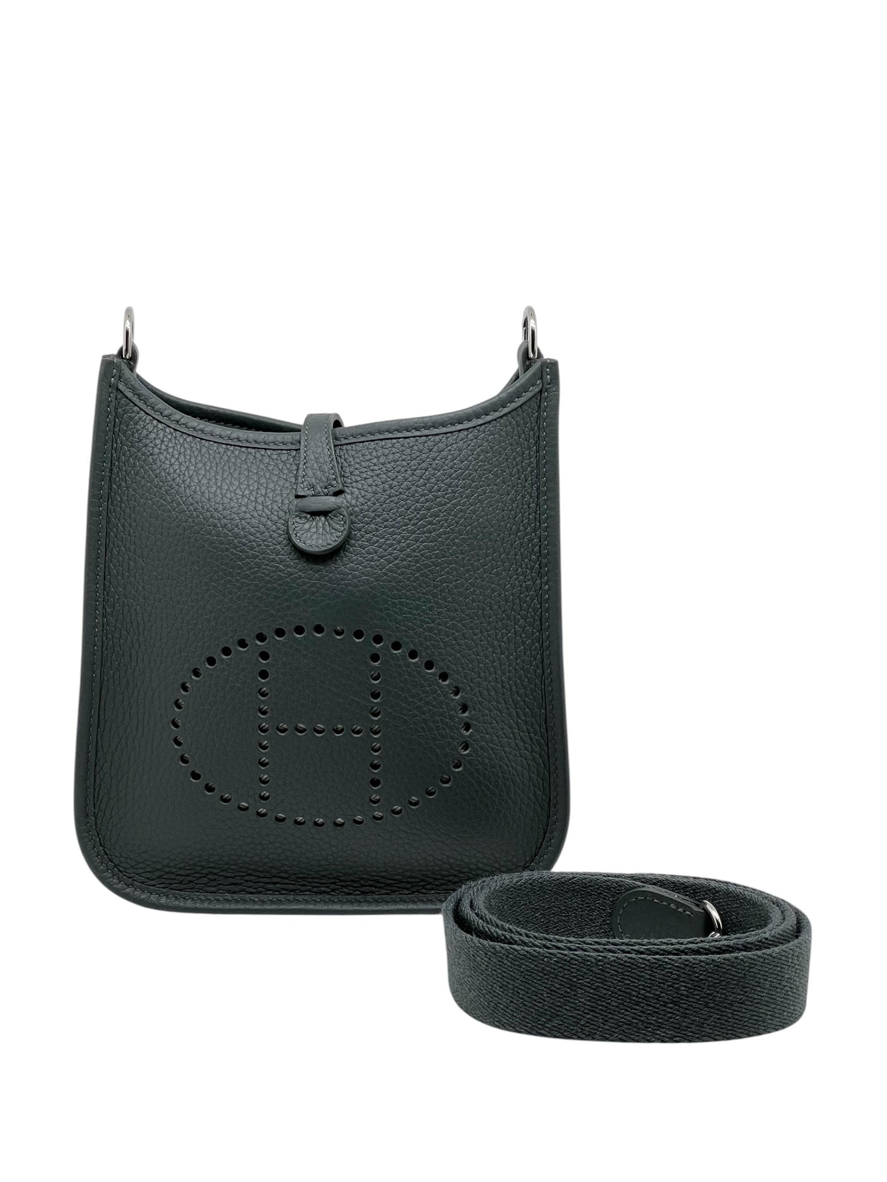 Sac Hermès Evelyne 16 kaki d’occasion authentifié